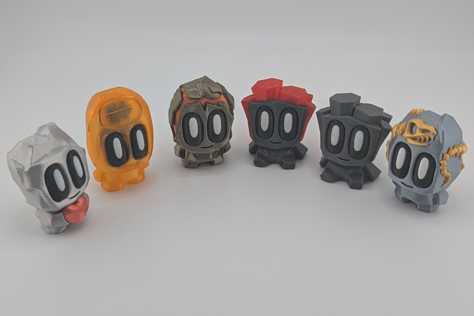 Elemental Pet Rock Crew – Set of 6 Collectible Characters