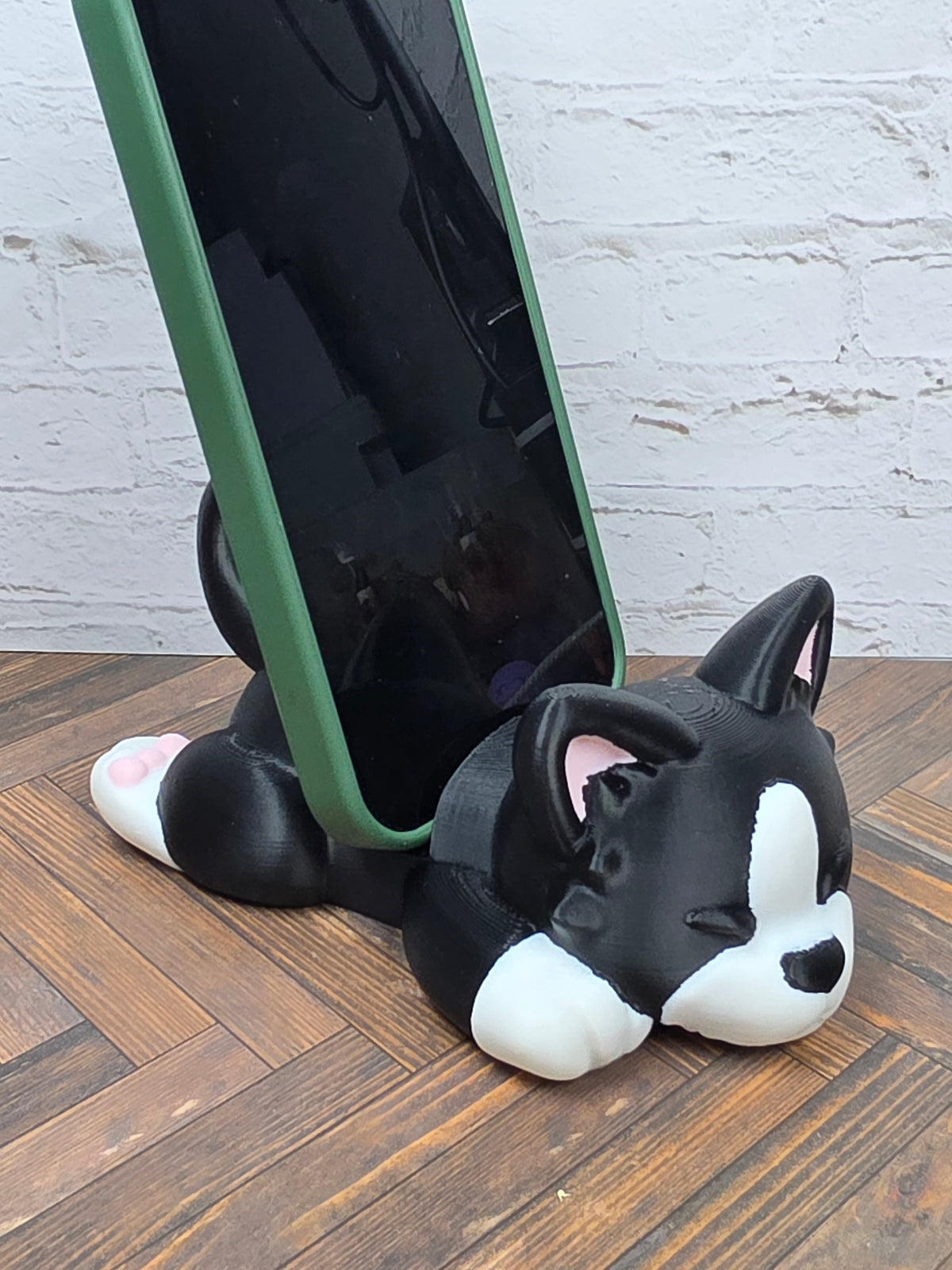 Dog Phone Holder Desk Pet Stand Cute Smartphone Dock Fit