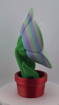 Whimsical PLA Flower Figurine – 8" Tall