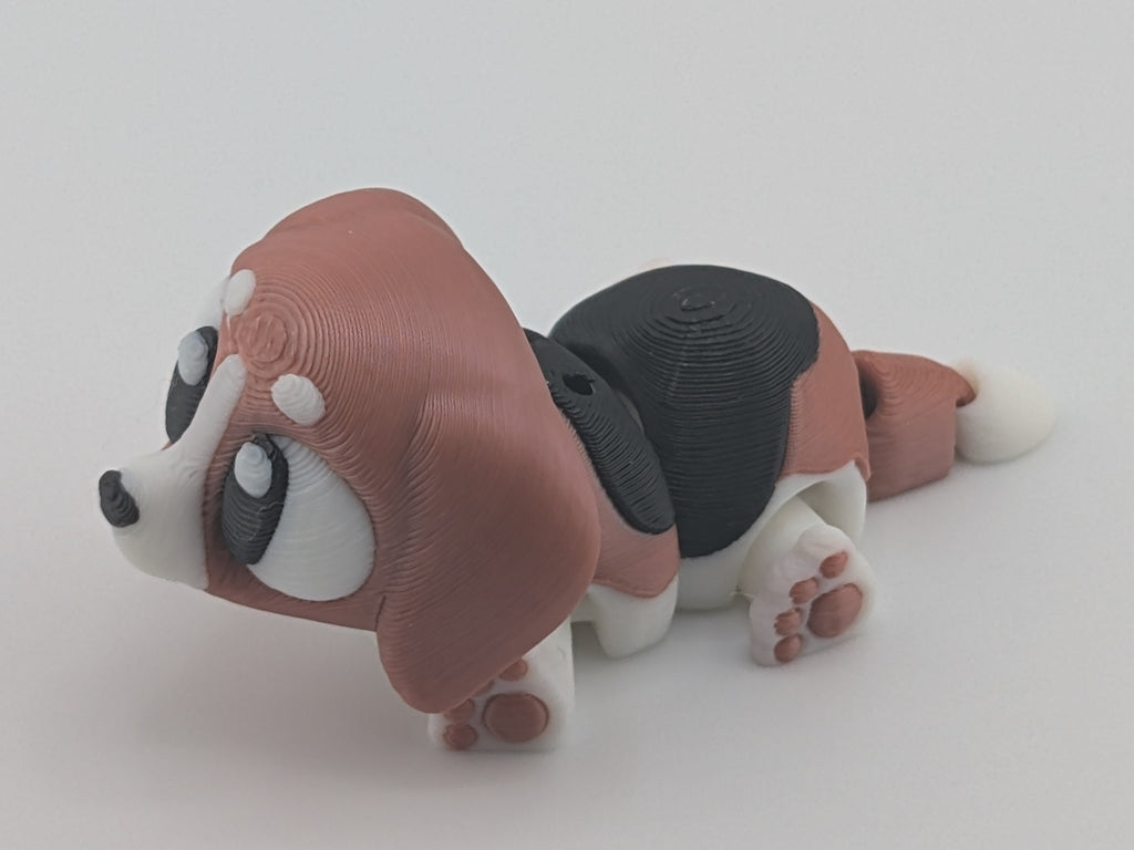 Mini Articulated Beagle Fidget Toy – Poseable Pup with Personality