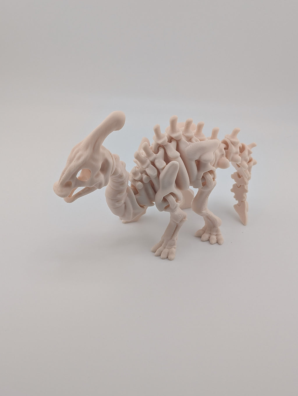 Flexi Skeleton Parasaurolophus – 3D Printed PLA Toy