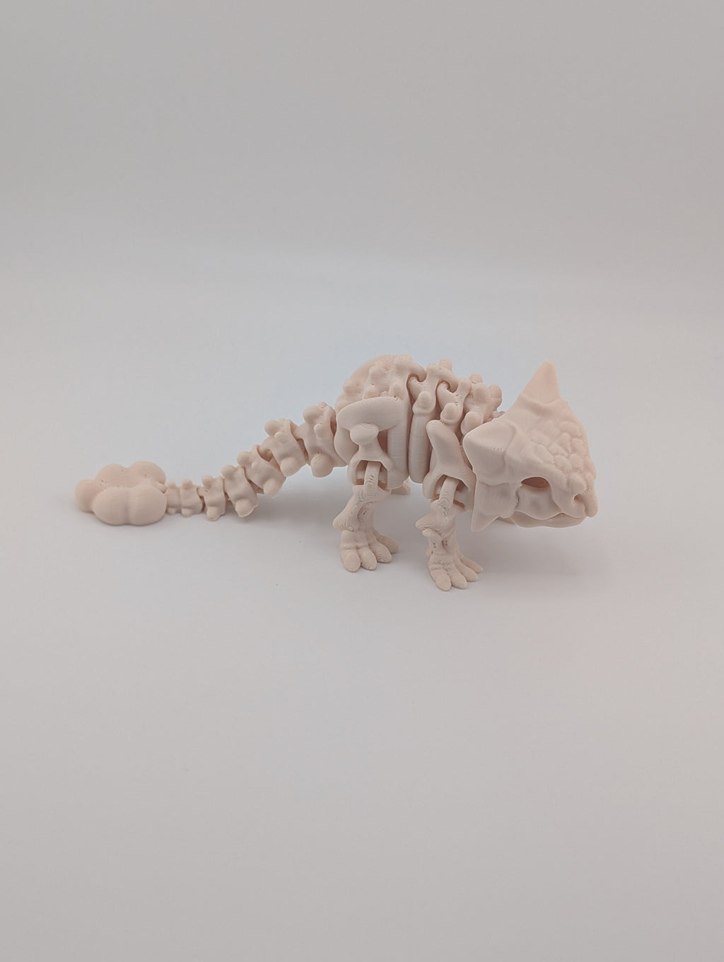 Flexi Skeleton Ankylosaurus – 3D Printed PLA Toy