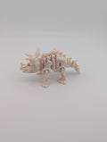 Flexi Skeleton Triceratops – 3D Printed PLA Toy