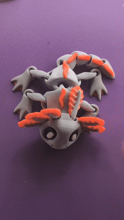 Magnetic Fidget Axolotl – Stick, Flip, Focus!