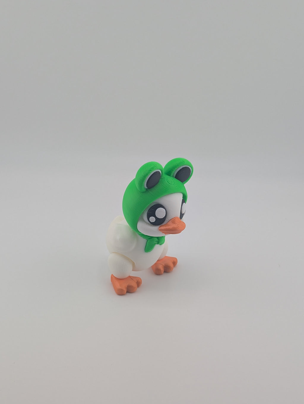 Ducky Frog Pond – Whimsical PLA Figurine