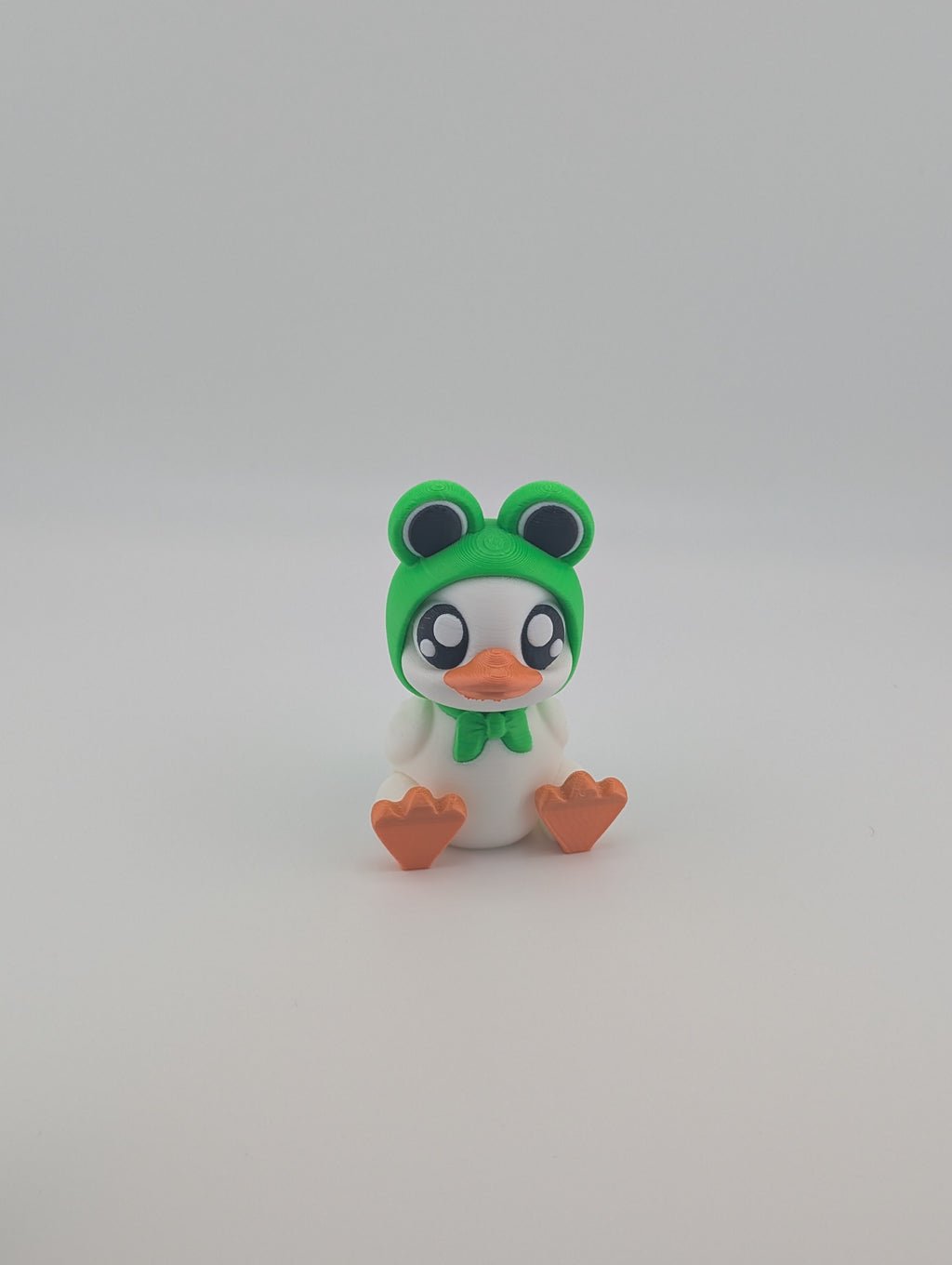 Ducky Frog Pond – Whimsical PLA Figurine