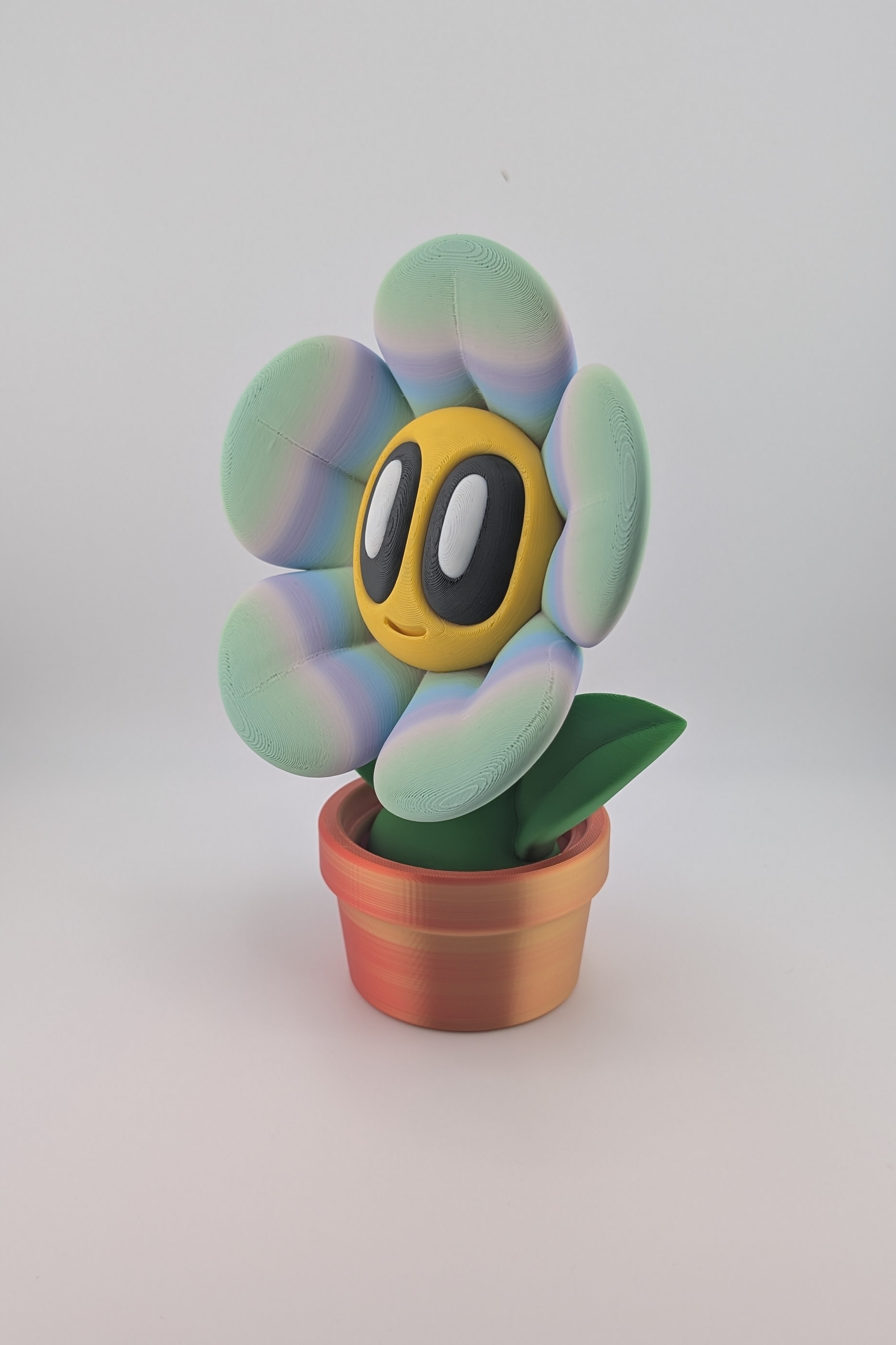 Whimsical PLA Flower Figurine – 8" Tall