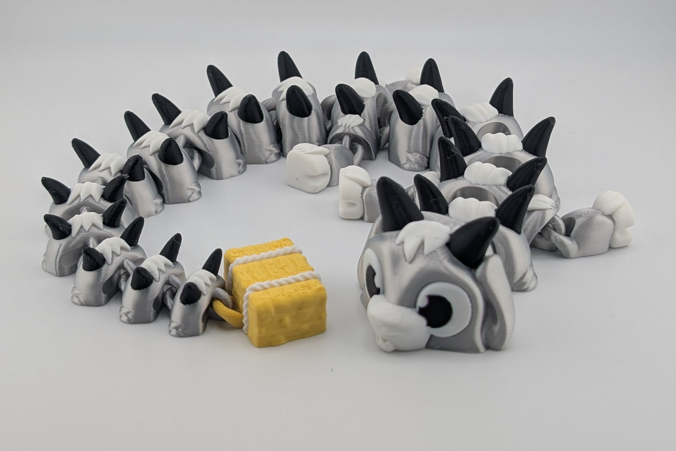 Articulated Goat-Dragon – 17" PLA Fantasy Flexi Figure