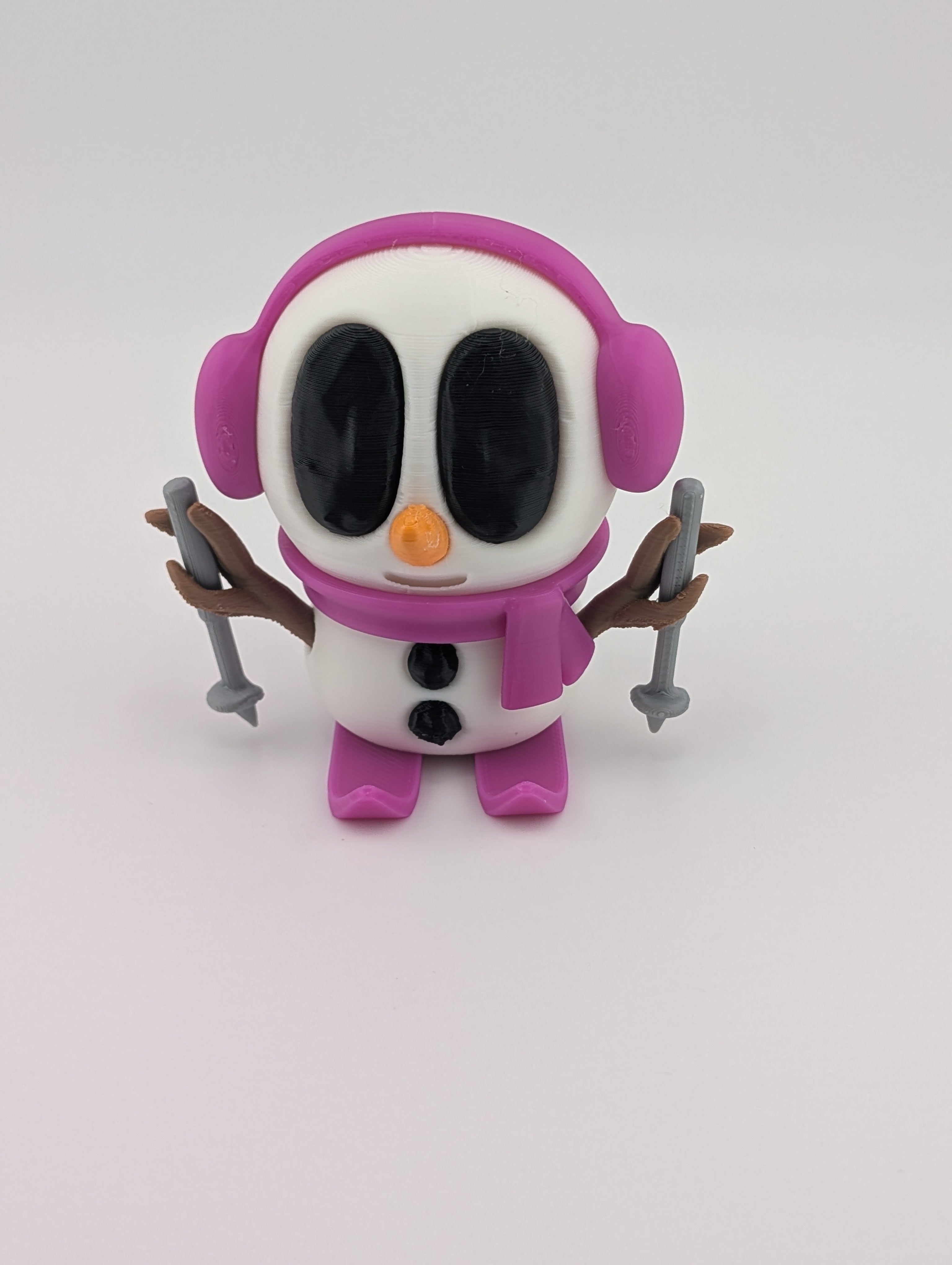 Snowblob on Skis – Winter Decor (3.25" Tall)