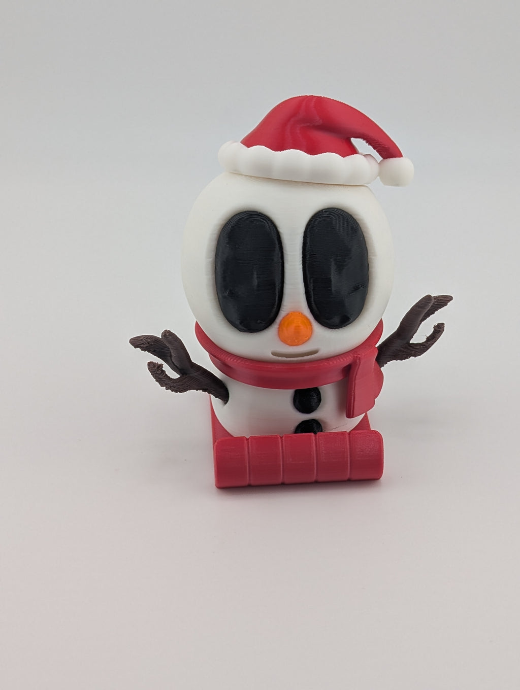 Snowblob on a Sled – Winter Decor (3.25" Tall)