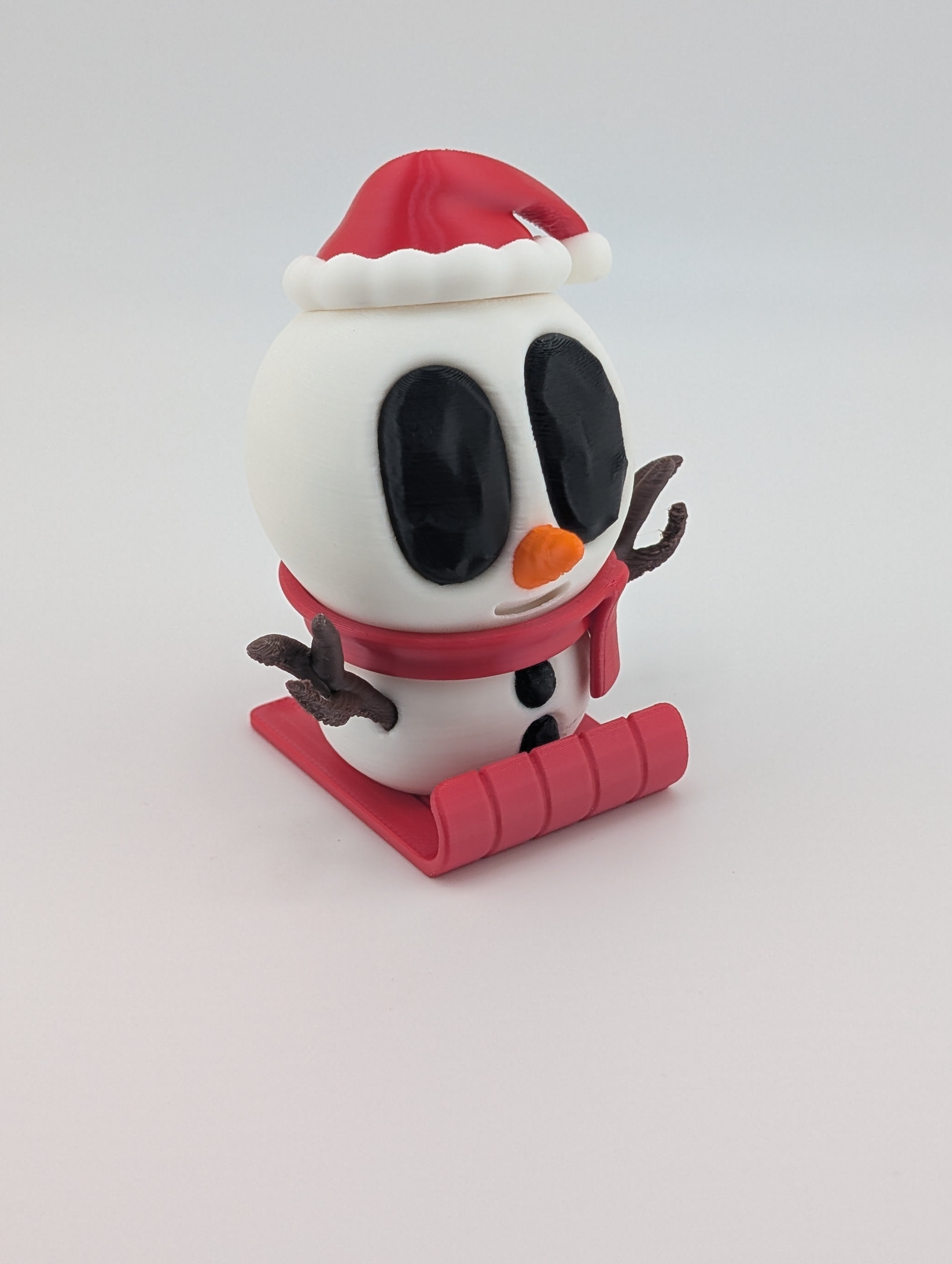 Snowblob on a Sled – Winter Decor (3.25" Tall)