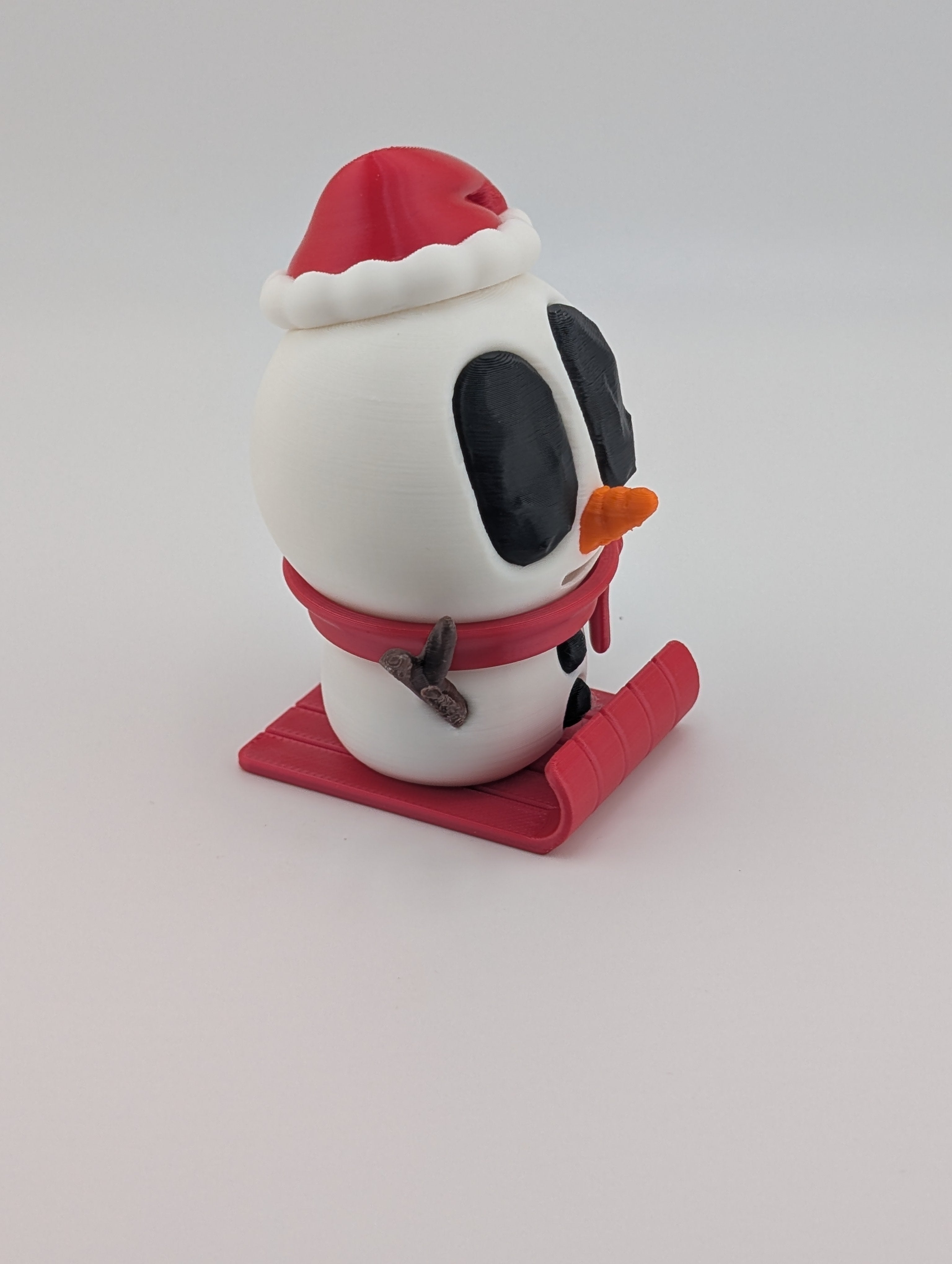 Snowblob on a Sled – Winter Decor (3.25" Tall)