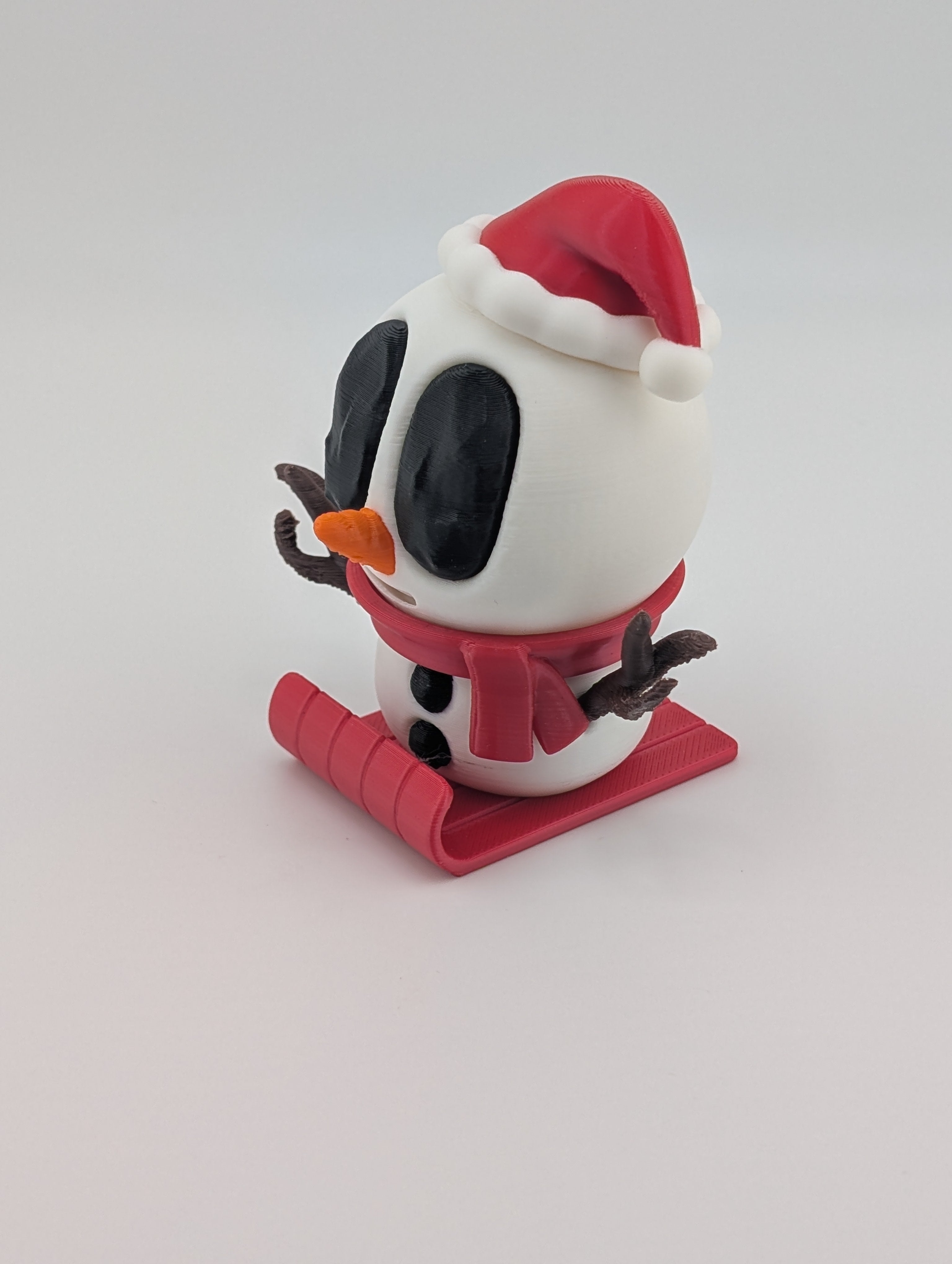 Snowblob on a Sled – Winter Decor (3.25" Tall)