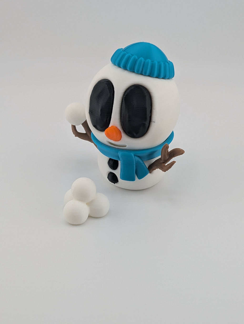 Snowblob with Snowballs – Winter Decor (3.25" Tall)