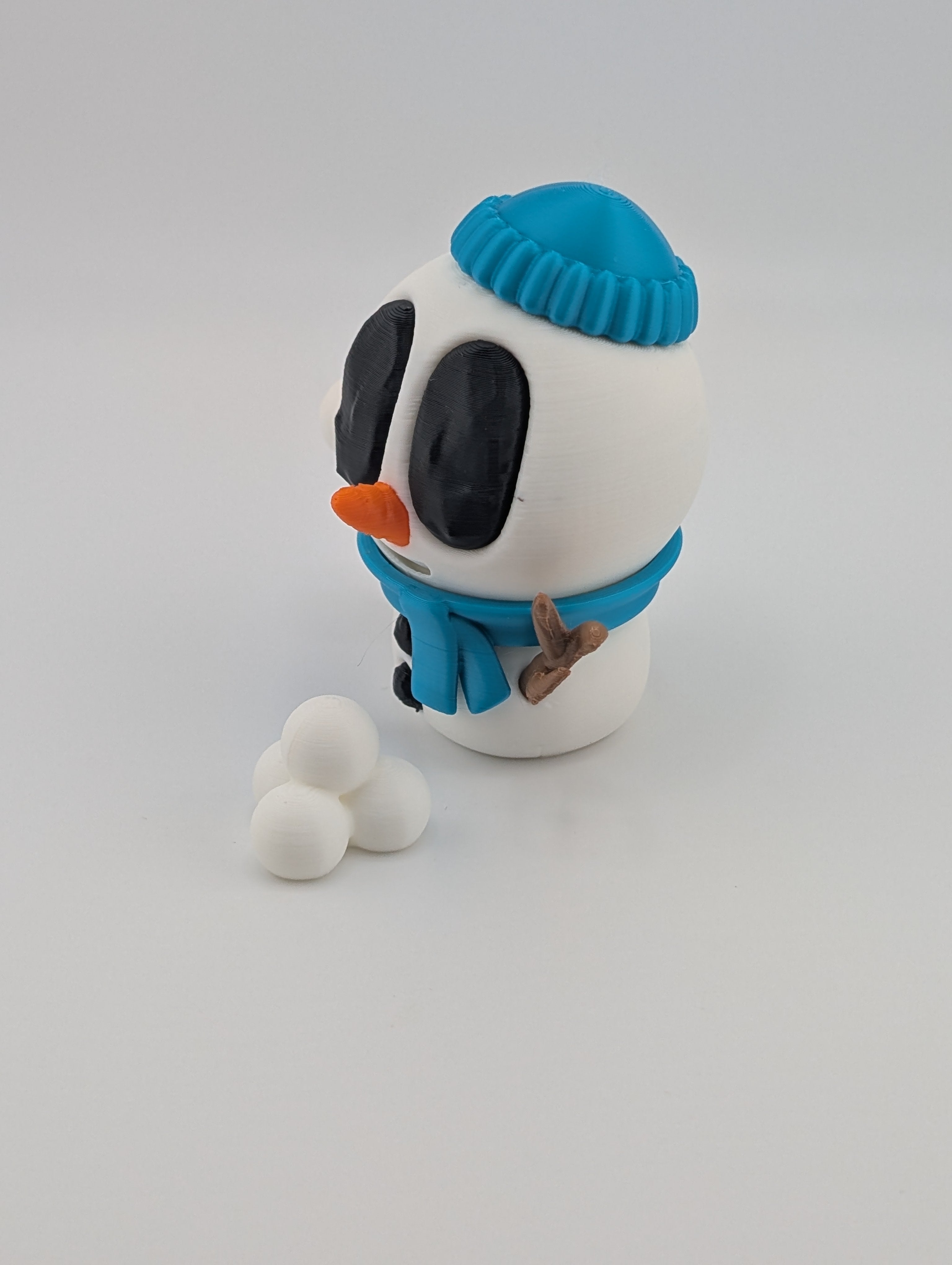 Snowblob with Snowballs – Winter Decor (3.25" Tall)