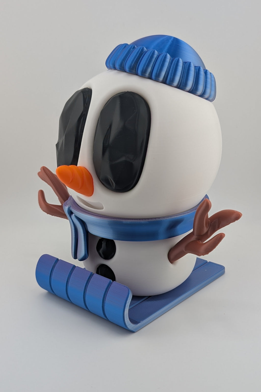 Snowblob on a Sled – Oversized Winter Decor (7.5" Tall)