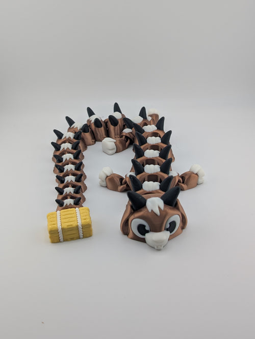 Articulated Goat-Dragon – 17" PLA Fantasy Flexi Figure