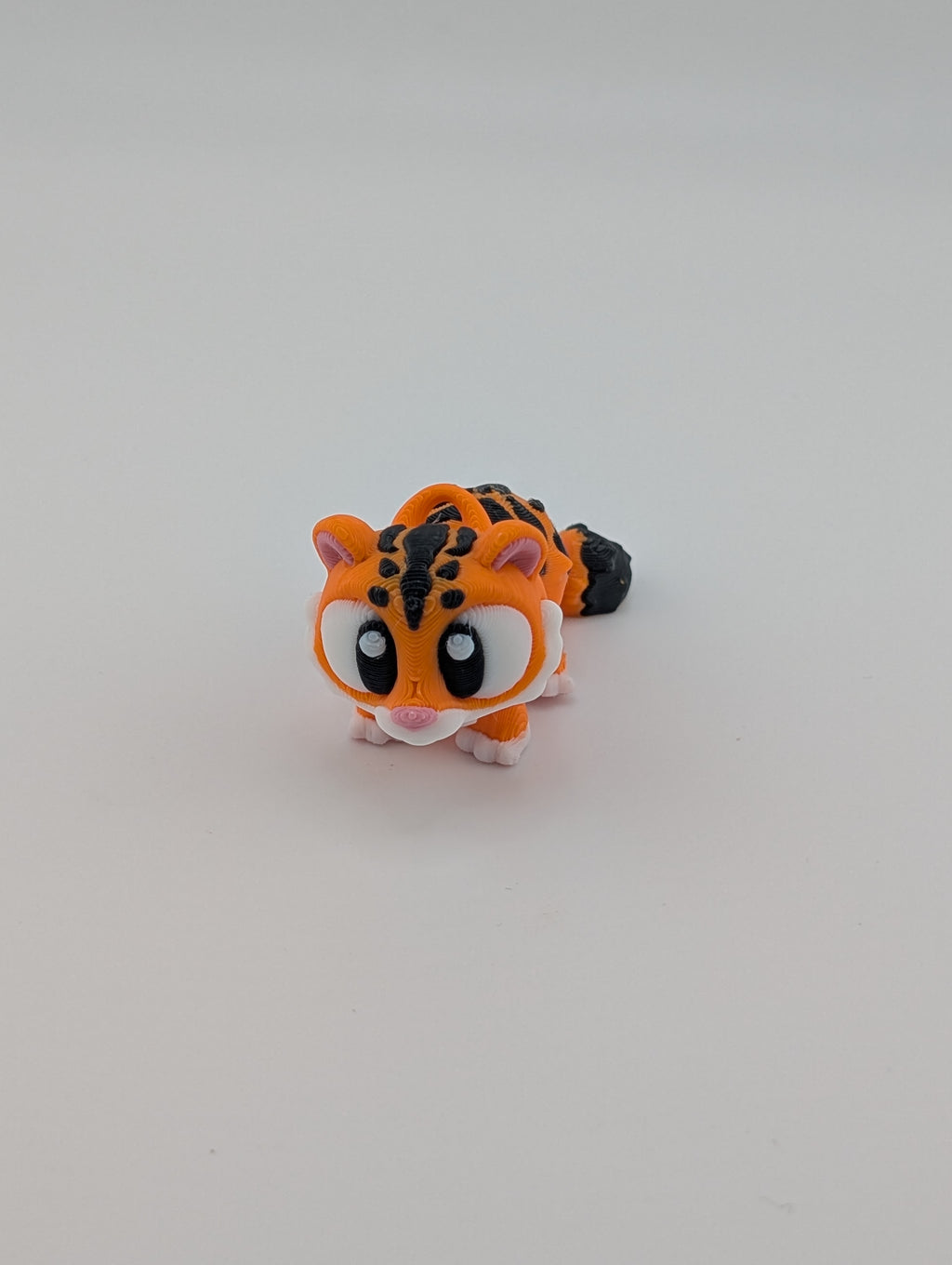 Mini Flexi Tiger Keychain  Fidget Toy for All Ages
