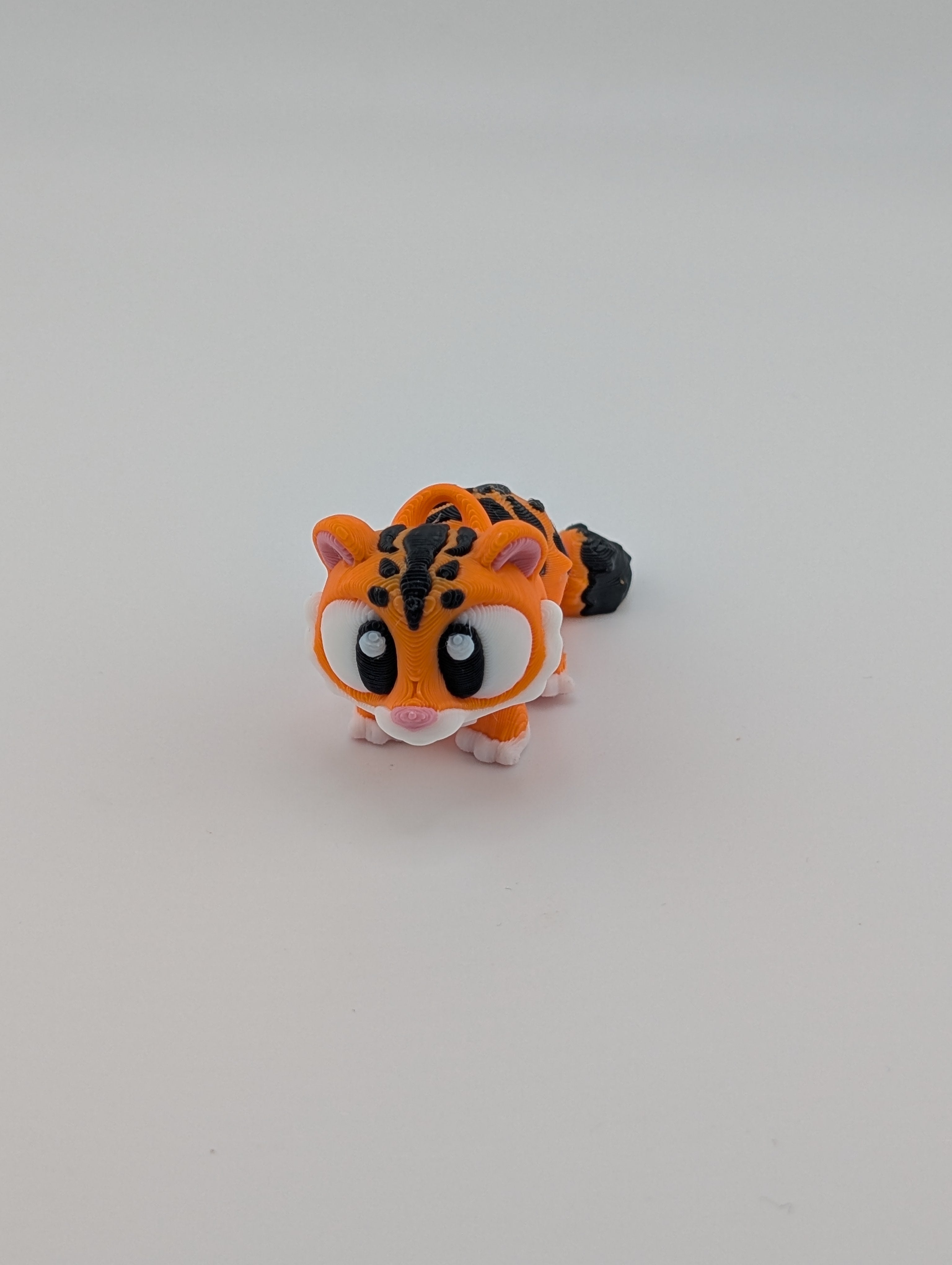 Mini Flexi Tiger Keychain  Fidget Toy for All Ages