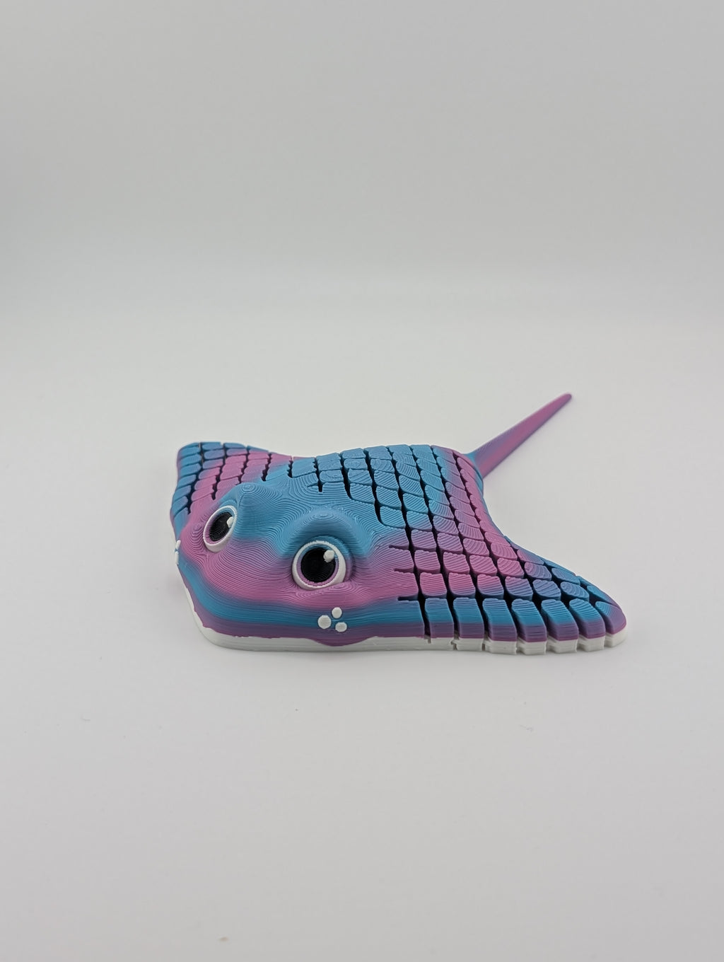 Flexi Manta Ray Fidget Toy Articulated Sea Creature Made from PLA Plastic