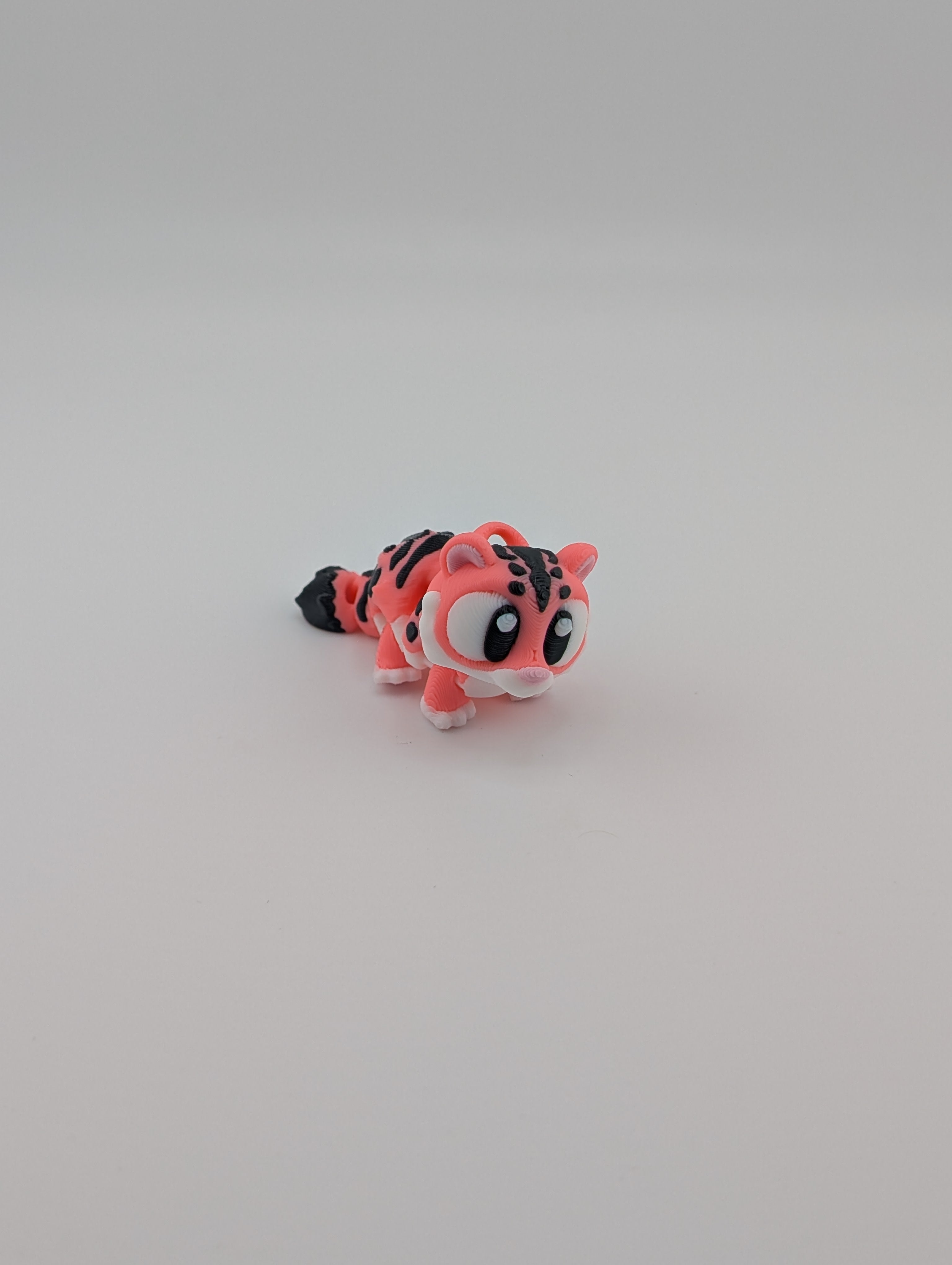 Mini Flexi Tiger Keychain  Fidget Toy for All Ages