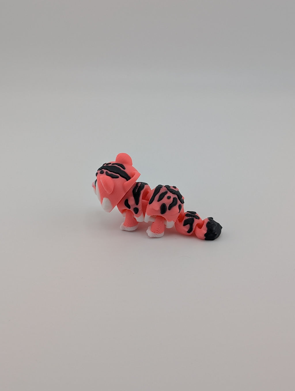 Mini Flexi Tiger Keychain  Fidget Toy for All Ages