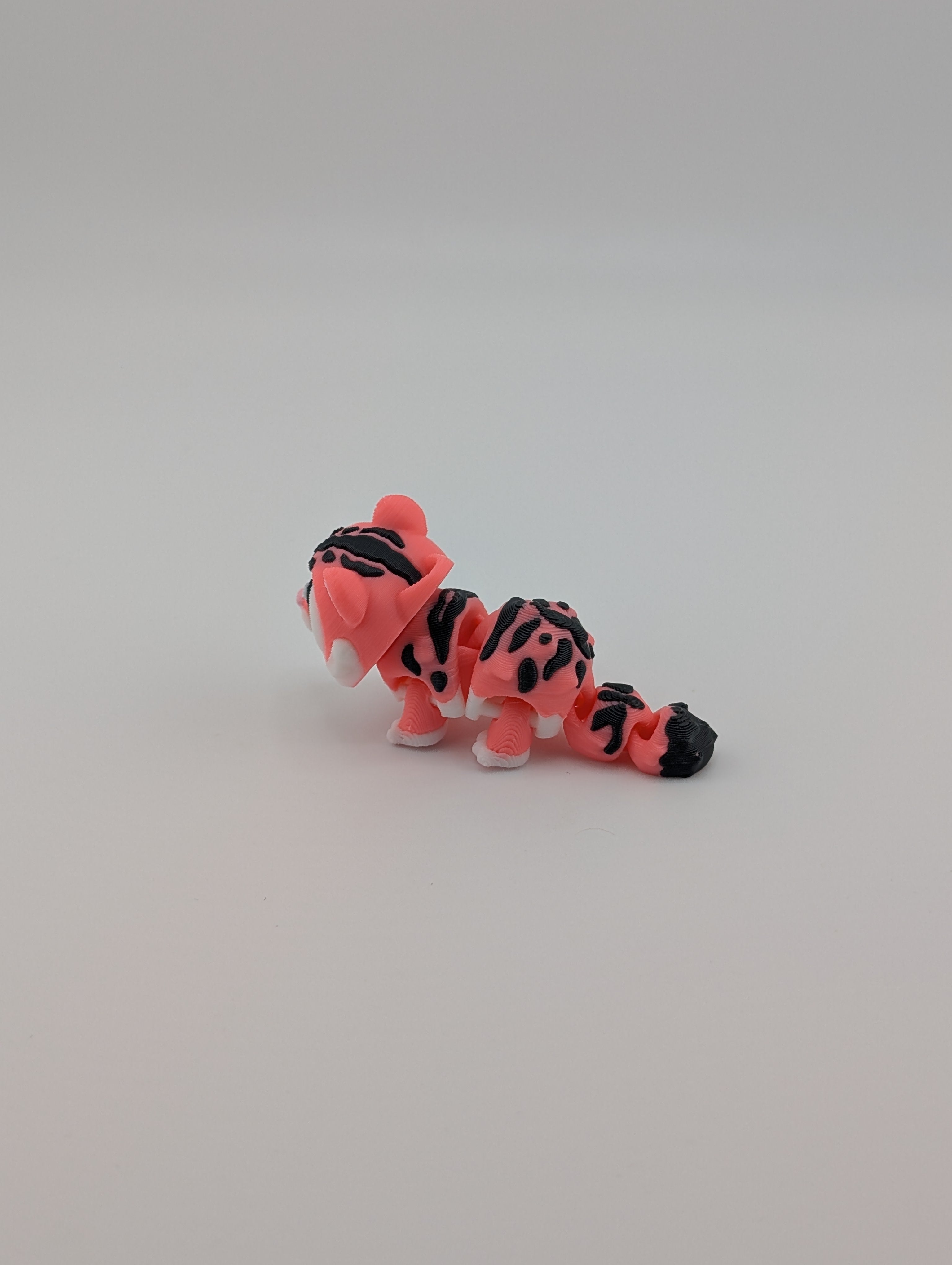Mini Flexi Tiger Keychain  Fidget Toy for All Ages