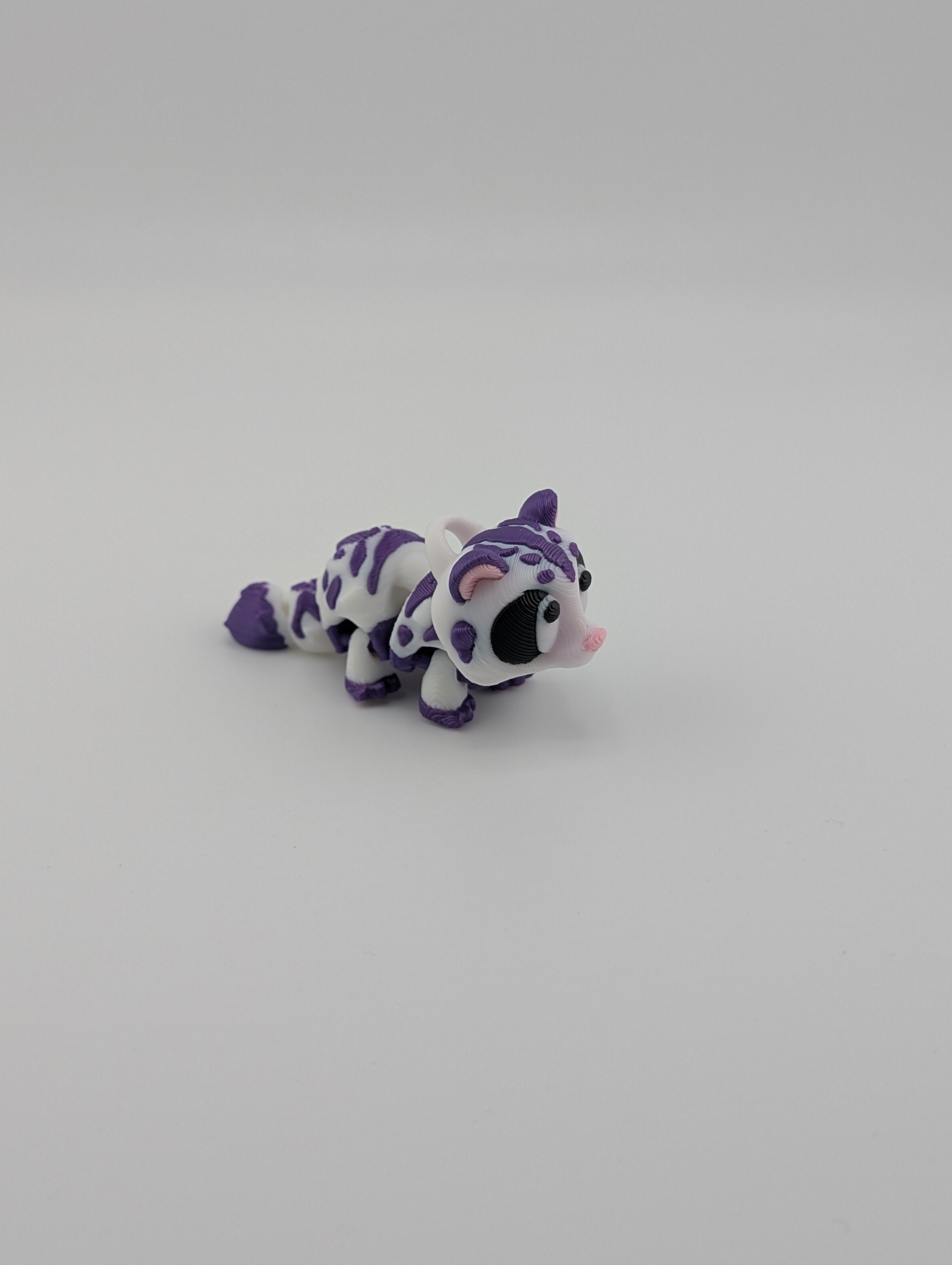 Mini Flexi Tiger Keychain  Fidget Toy for All Ages