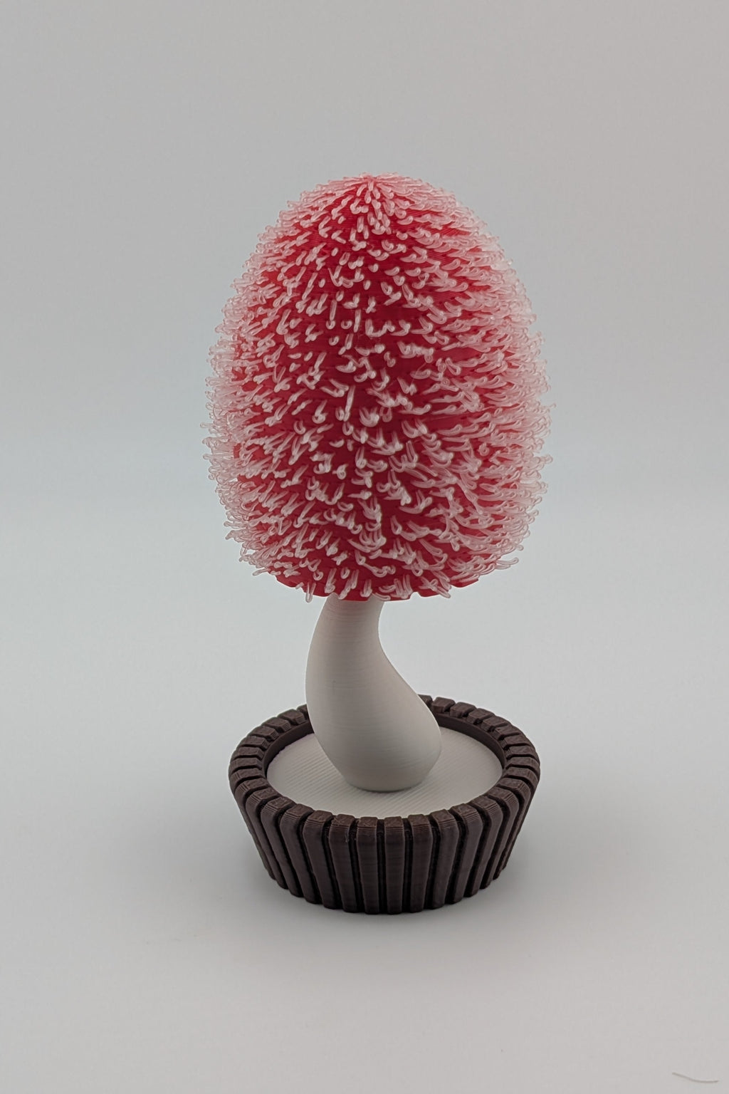 Whimsical UV-Reactive Mushroom Decor – PLA 3D Printed Fidget Toy (Set of 2)