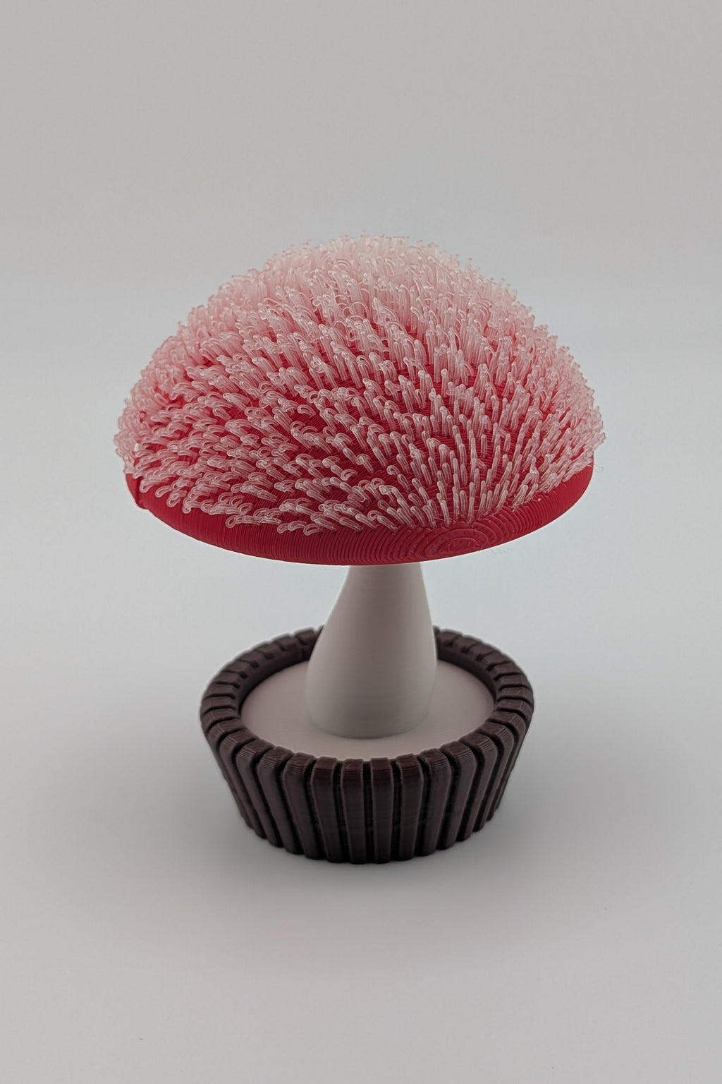 Whimsical UV-Reactive Mushroom Decor – PLA 3D Printed Fidget Toy (Set of 2)