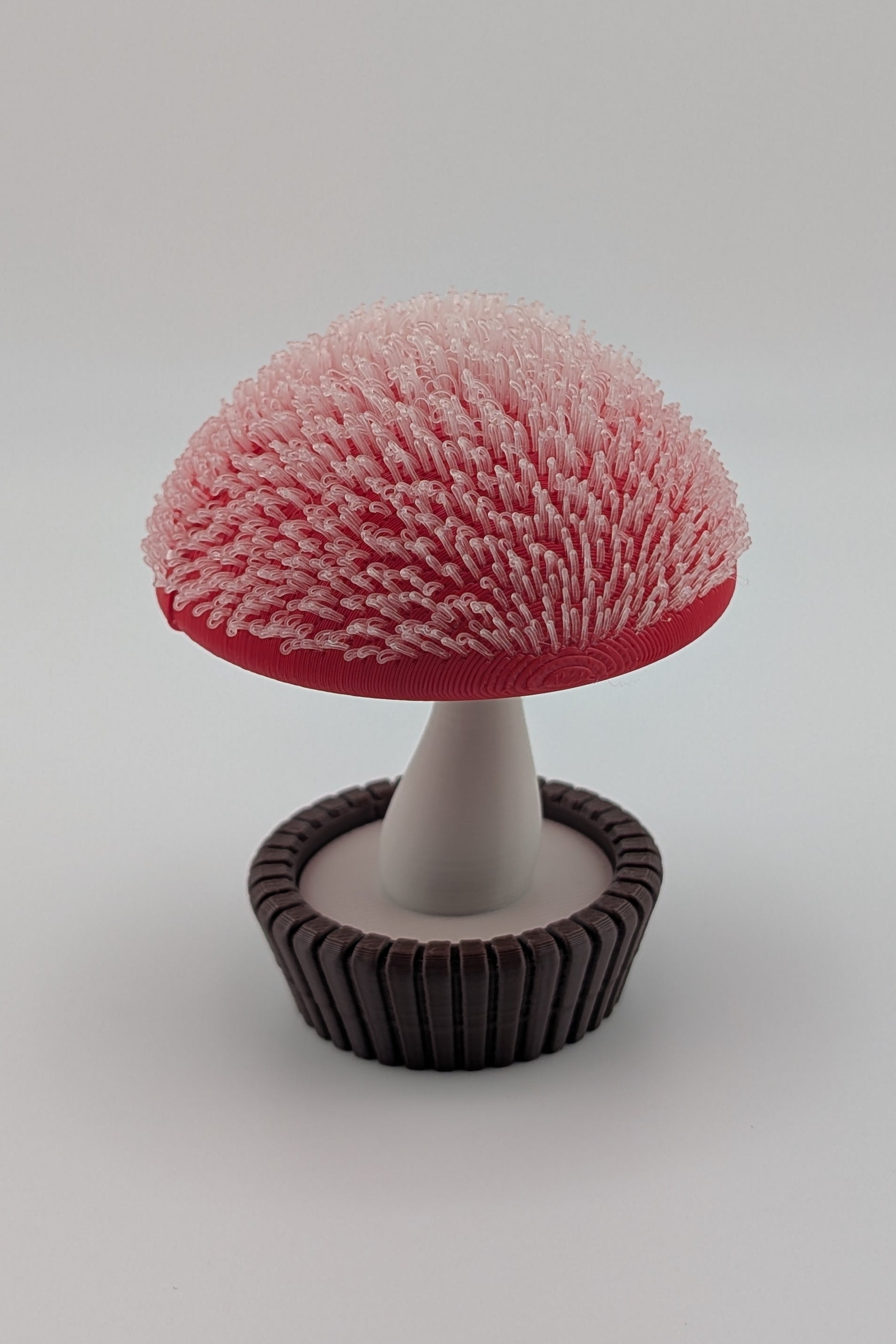 Whimsical UV-Reactive Mushroom Decor – PLA 3D Printed Fidget Toy (Set of 2)