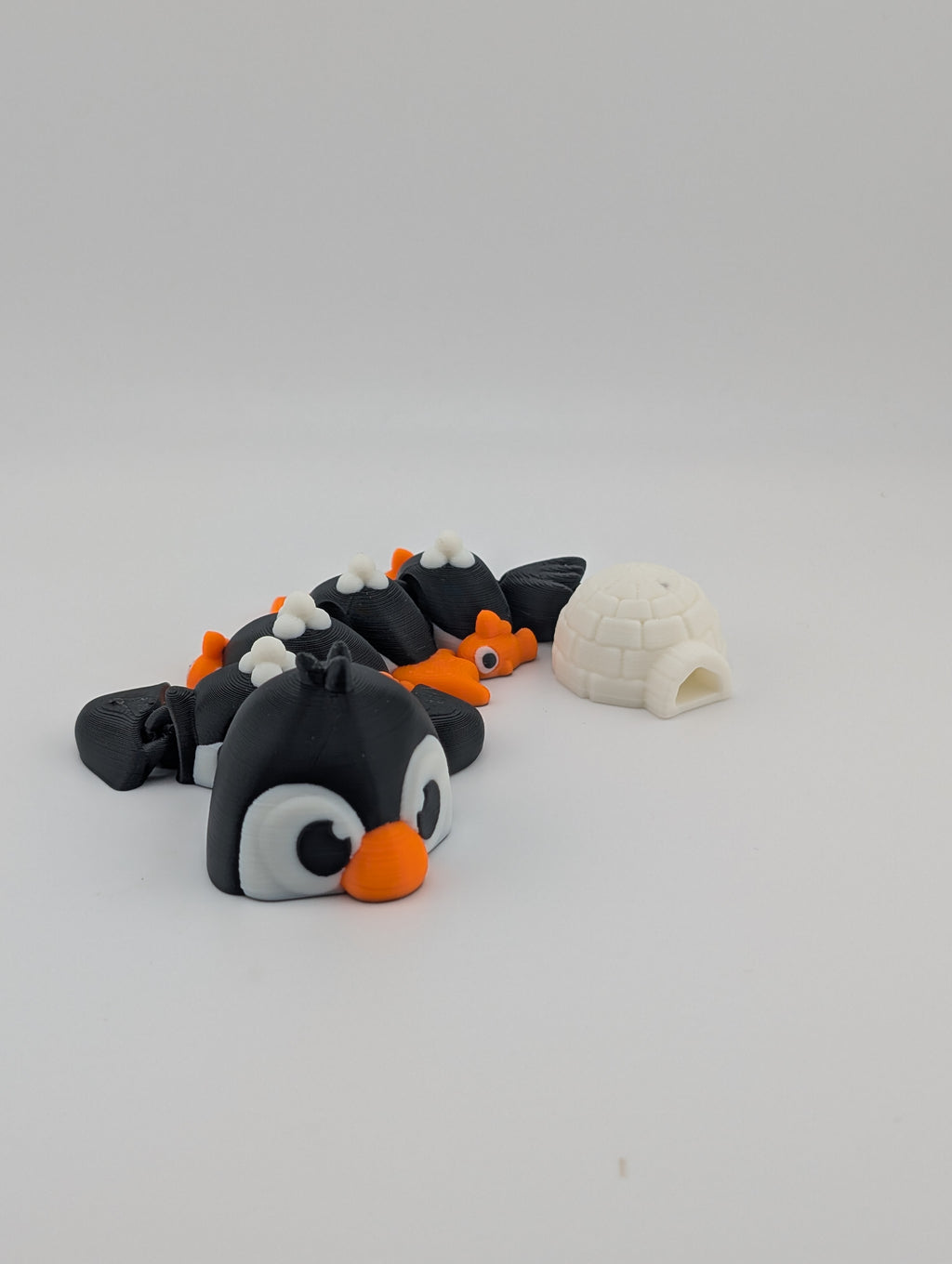 Penguin Flexi Mini Dragon – 6.5" Articulated 3D Printed Toy