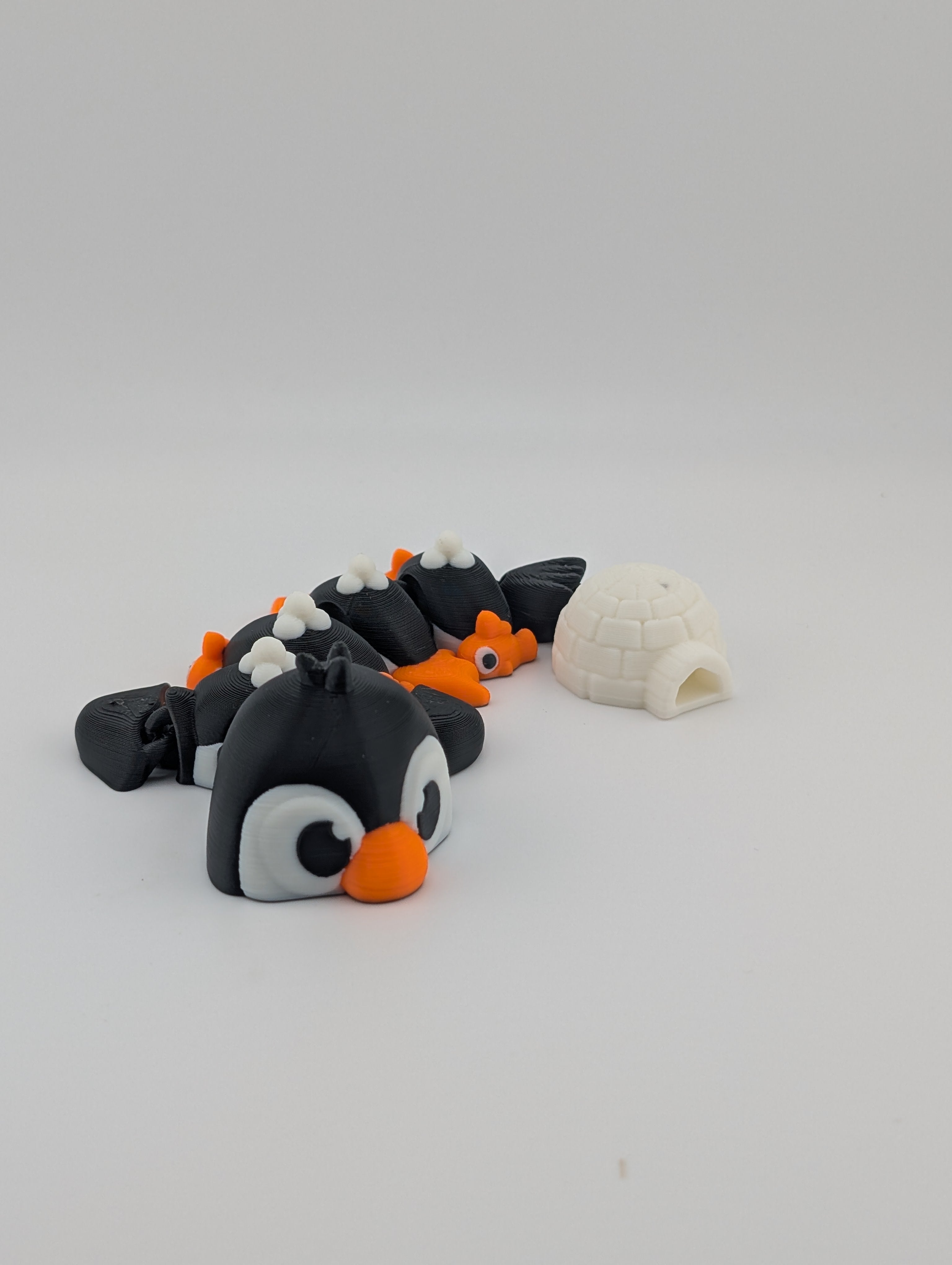 Penguin Flexi Mini Dragon – 6.5" Articulated 3D Printed Toy