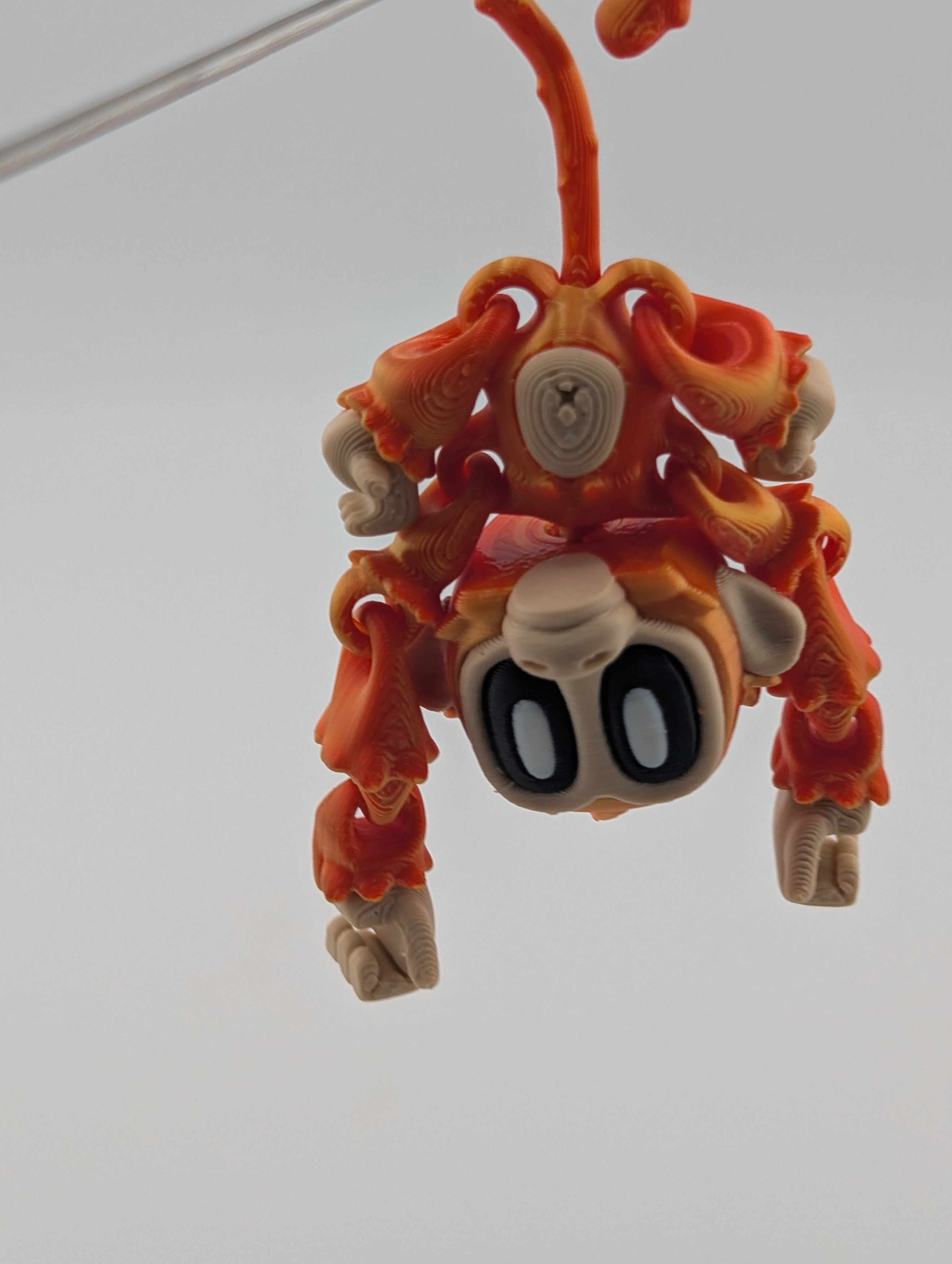 Articulated Monkey Toy – Hanging Fidget Keychain for Kids 3+