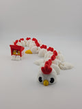 Chicken Dragon – Flexi Fidget Toy for Kids, Collectors & Neurodiverse Joy (17.75")
