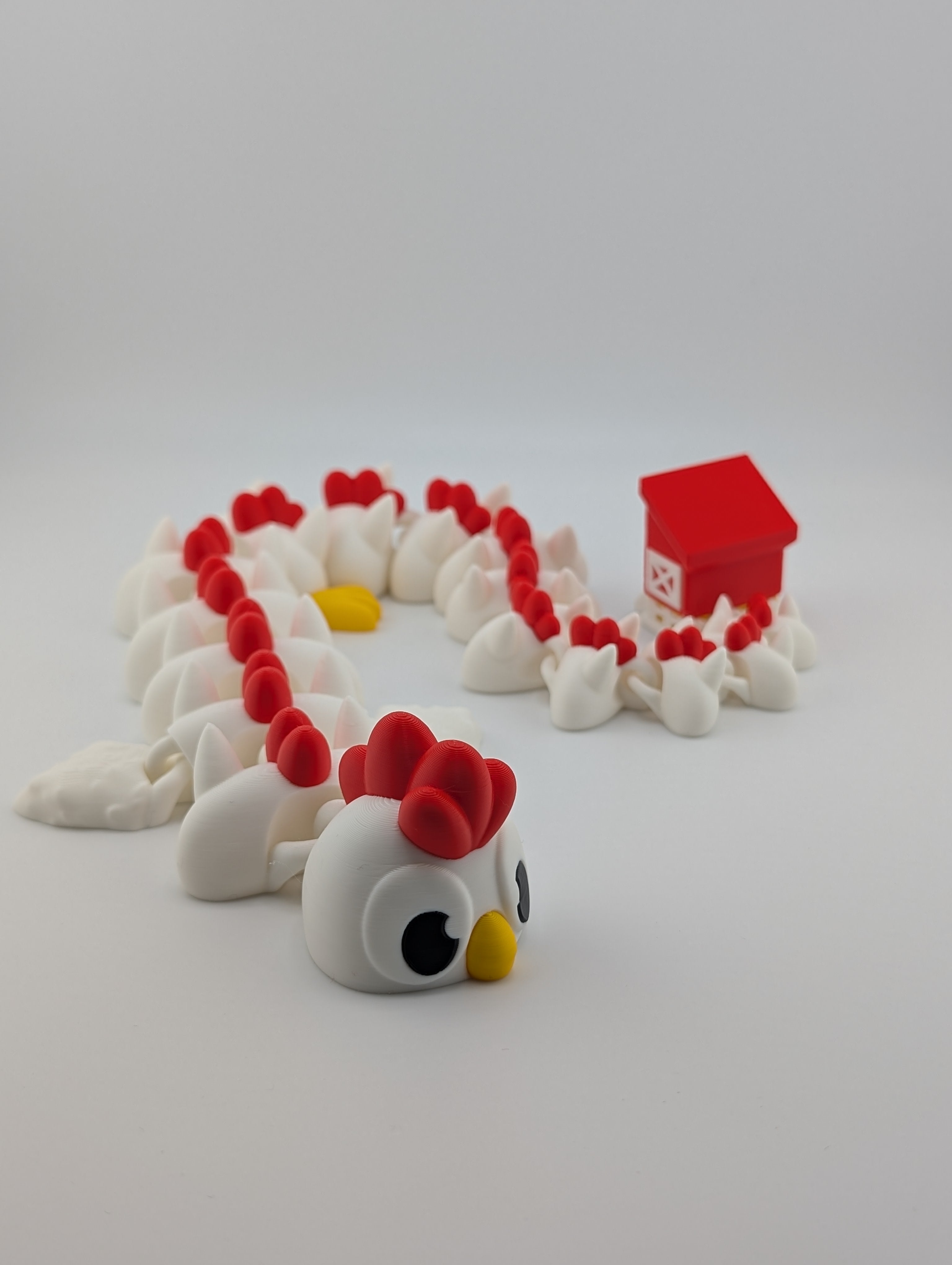 Chicken Dragon – Flexi Fidget Toy for Kids, Collectors & Neurodiverse Joy (17.75")