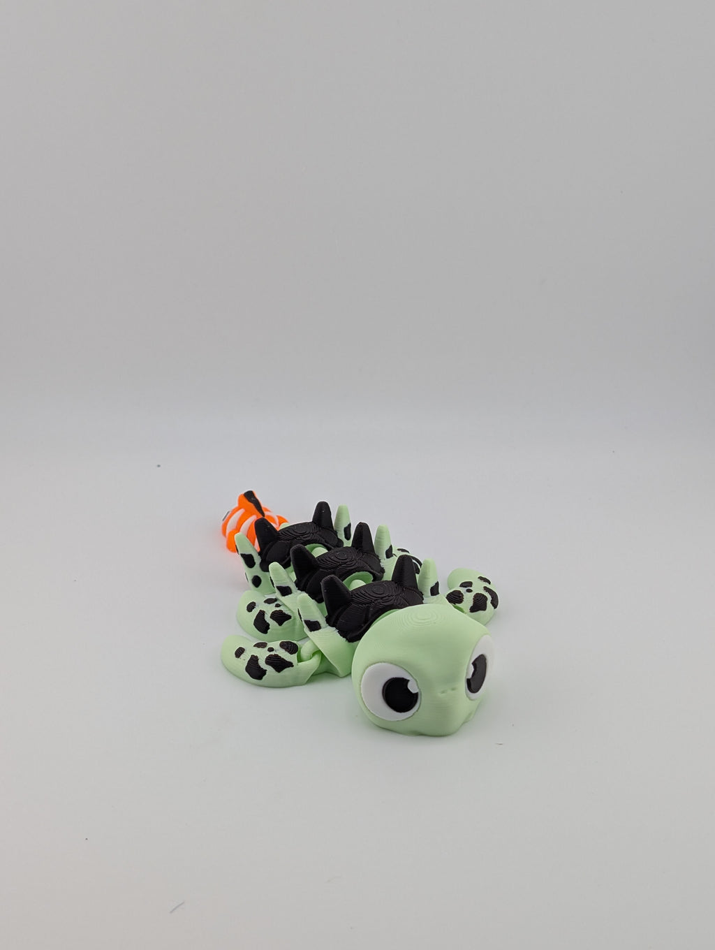 Mint Turtle Dragon Fidget Toy – Sensory-Friendly PLA Creature (5.25")