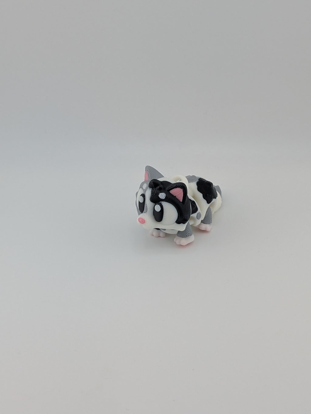 Flexi Cat Keychain Trio – Articulated 3" PLA Fidget Toy