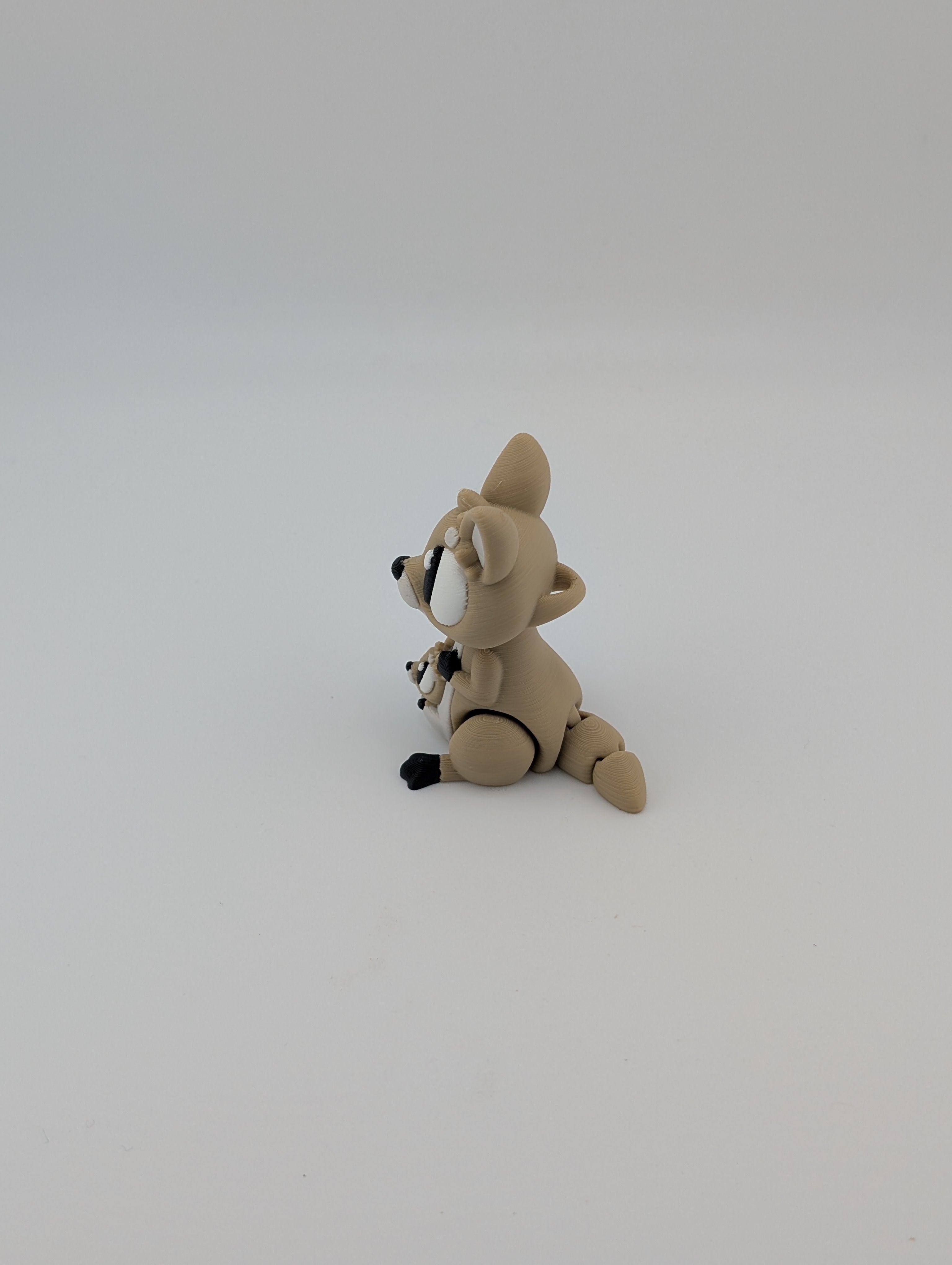 Mini Flexi Kangaroo Keychain – Adorable Articulated Charm with Joey