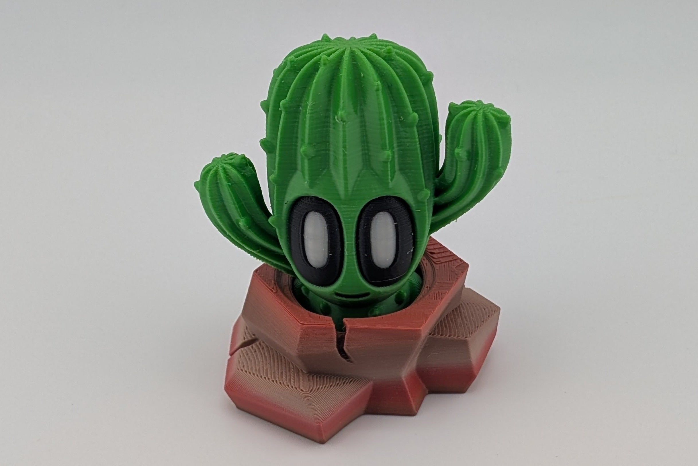 Bloblab Cactus in Rock Pot – Adorable Decor with Character