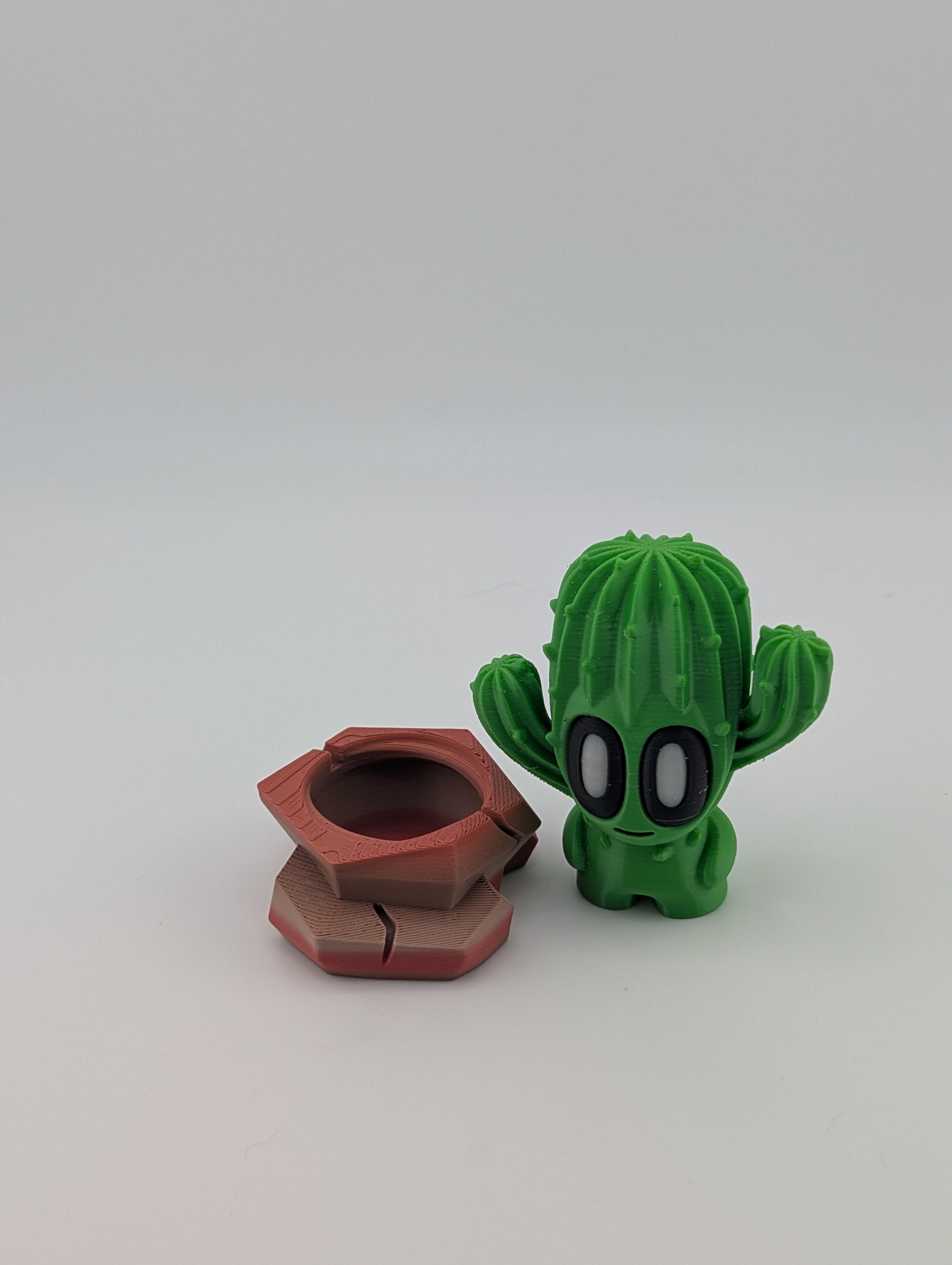 Bloblab Cactus in Rock Pot – Adorable Decor with Character