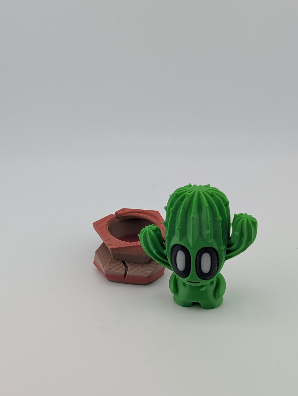 Bloblab Cactus in Rock Pot – Adorable Decor with Character
