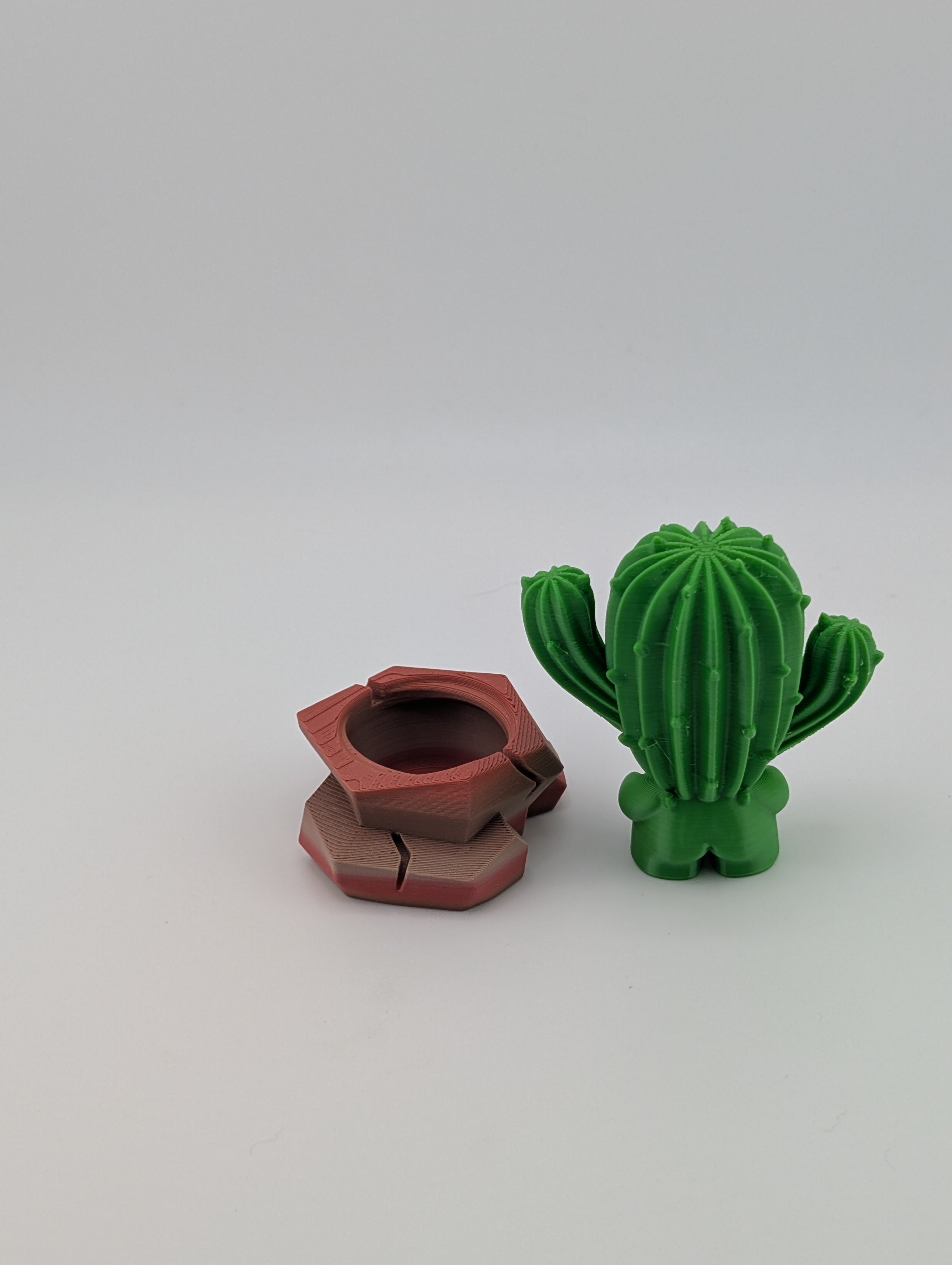 Bloblab Cactus in Rock Pot – Adorable Decor with Character