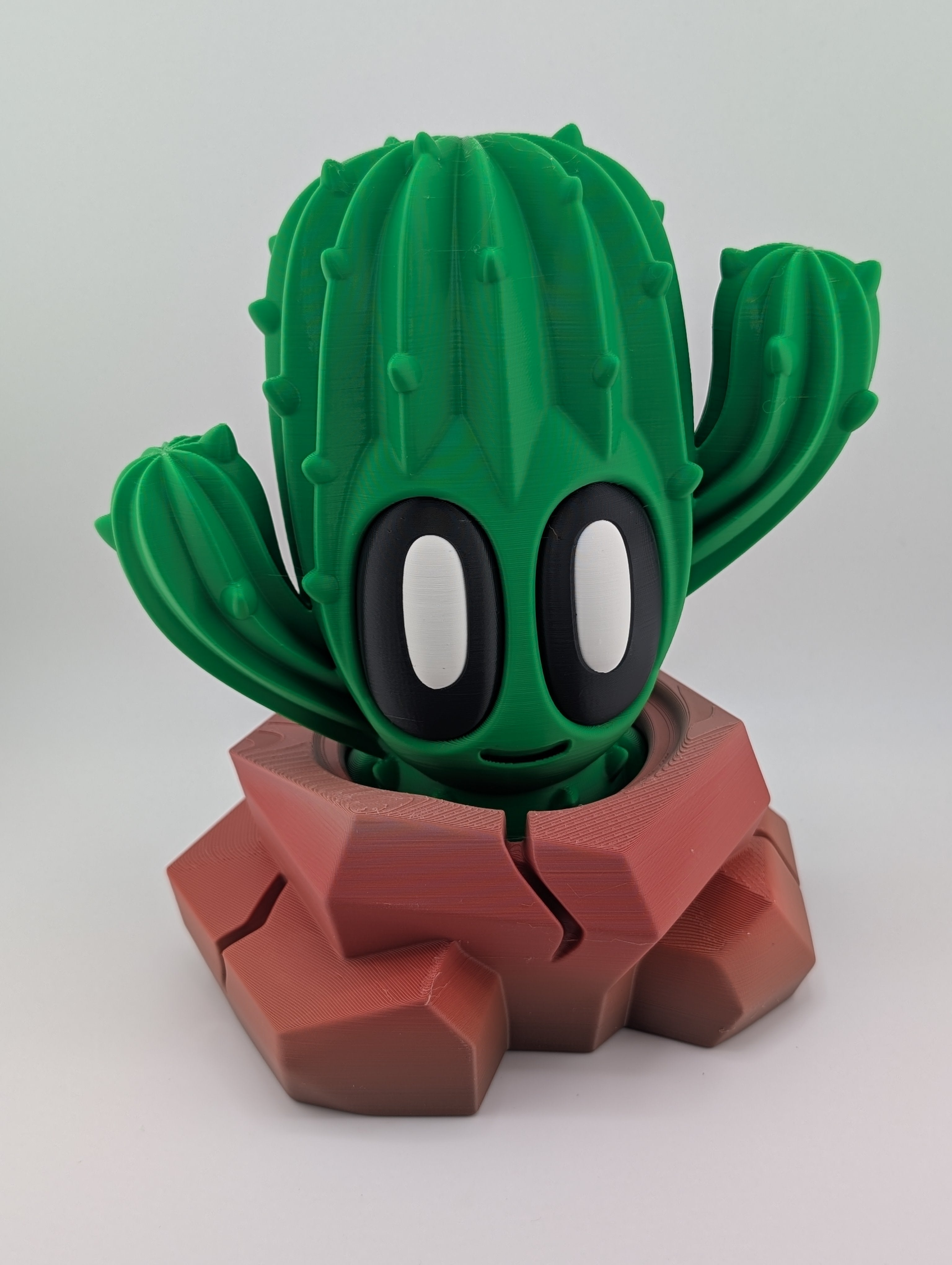 Bloblab Cactus Figurine – Sandstone Pot Edition
