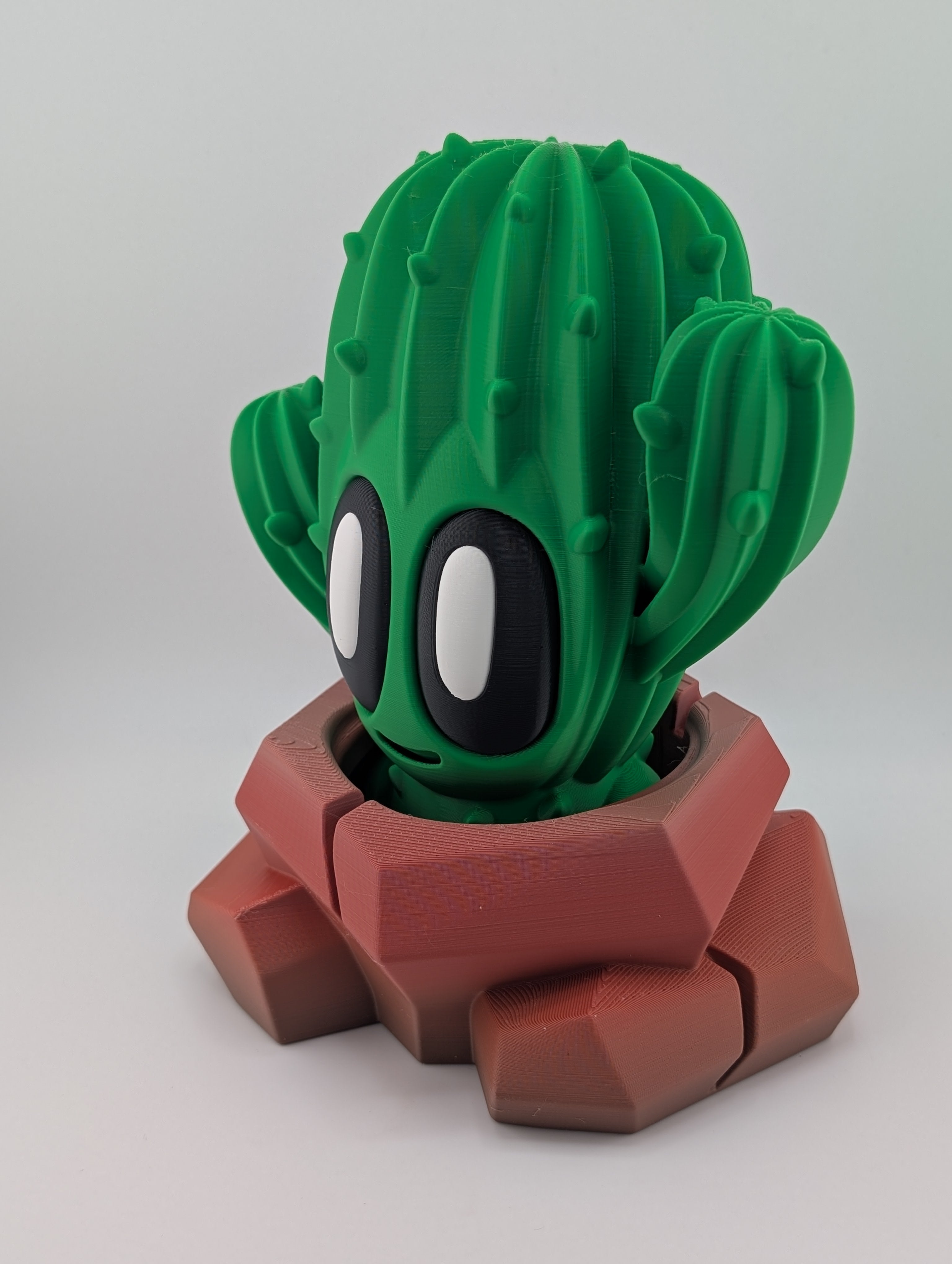 Bloblab Cactus Figurine – Sandstone Pot Edition
