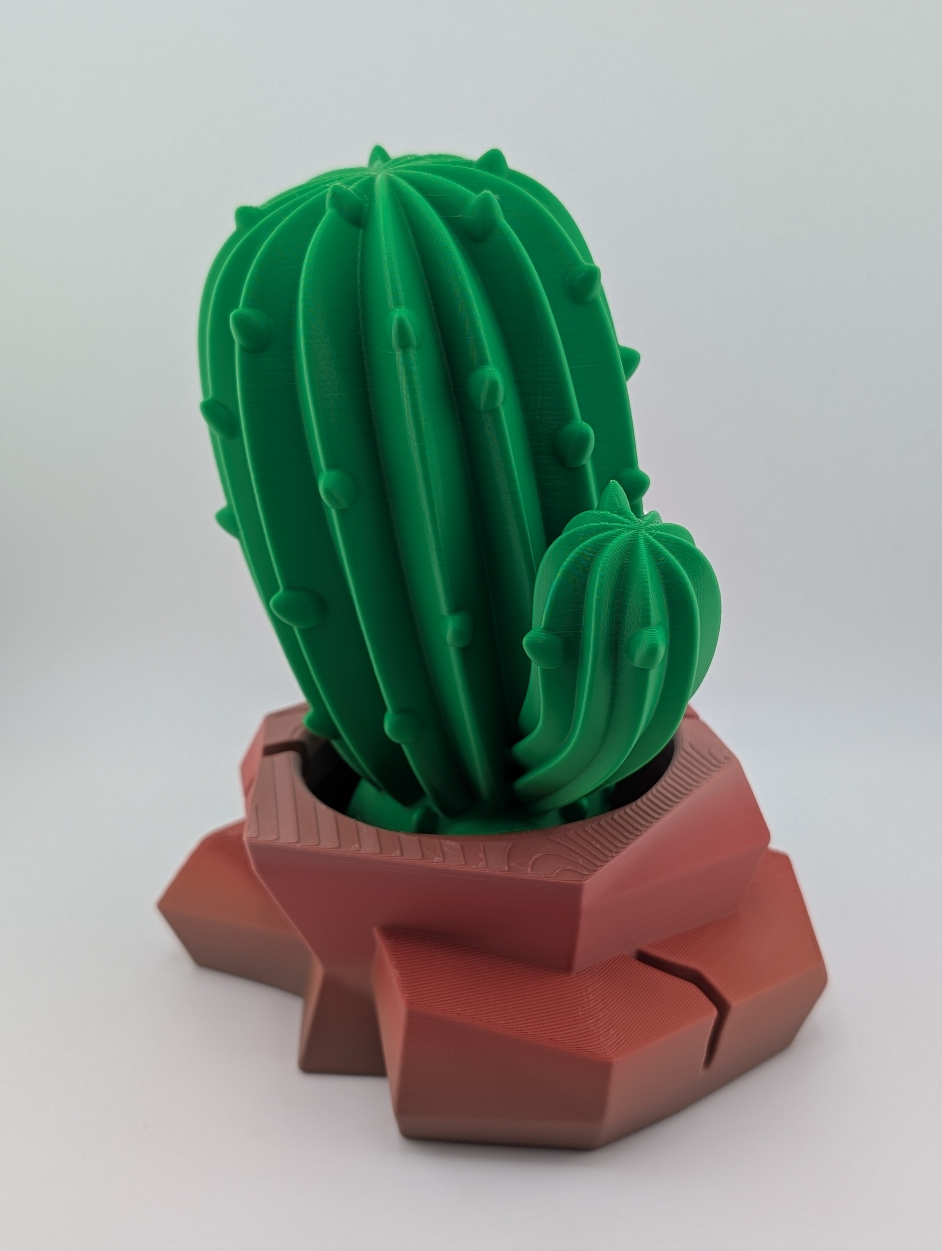 Bloblab Cactus Figurine – Sandstone Pot Edition