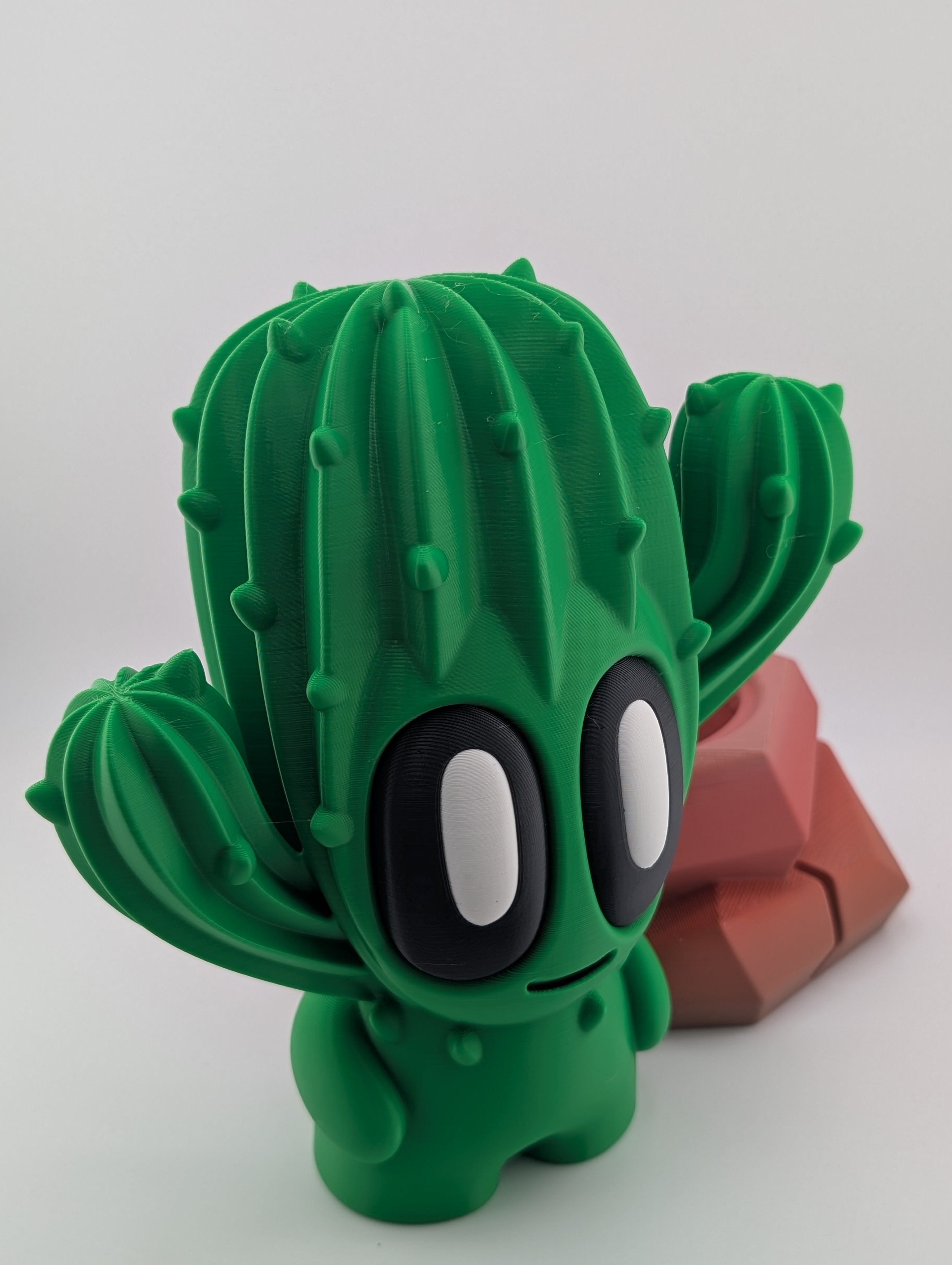 Bloblab Cactus Figurine – Sandstone Pot Edition