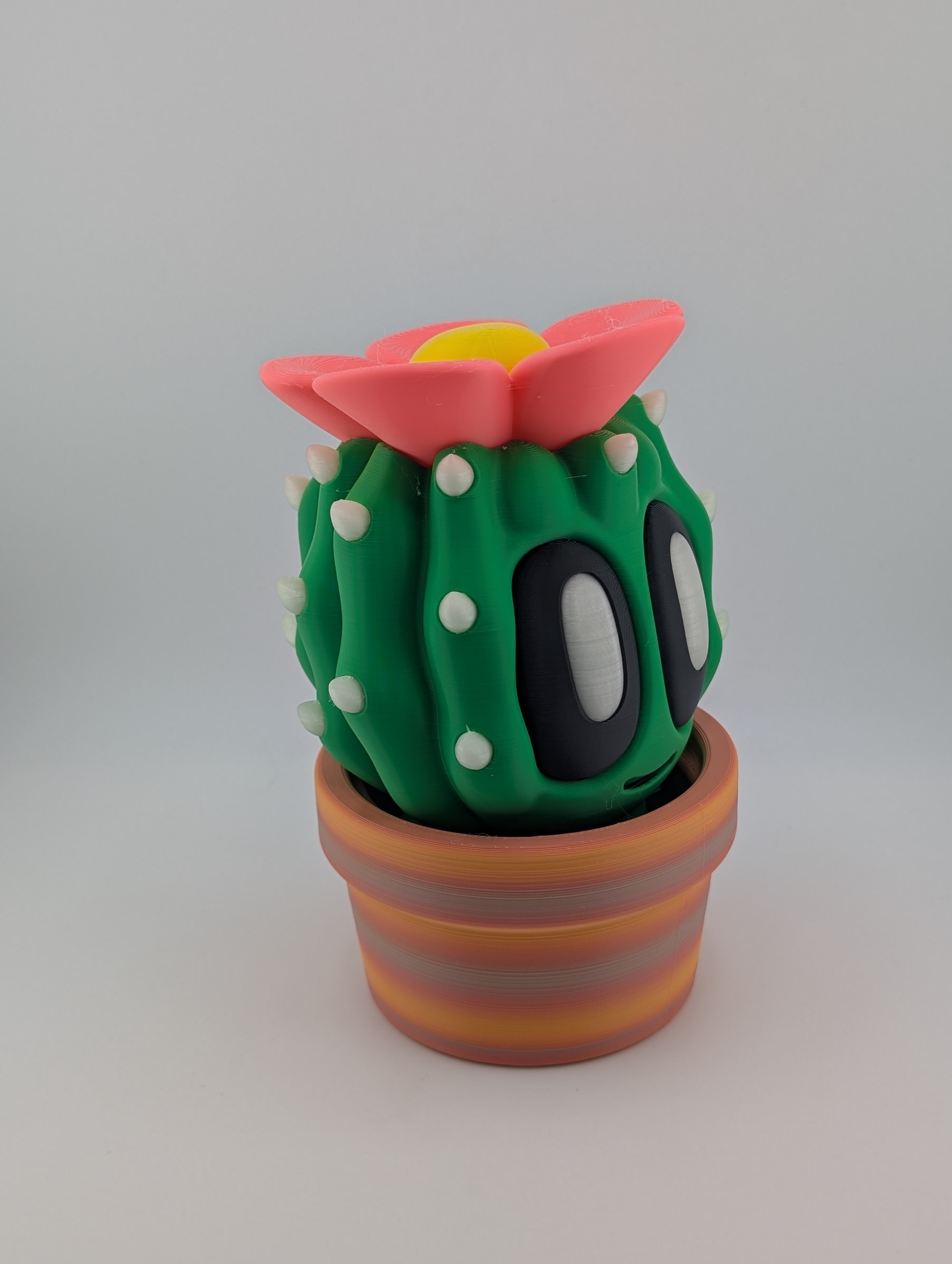 Bloblab Flower Cactus – Sandstone Pot Edition