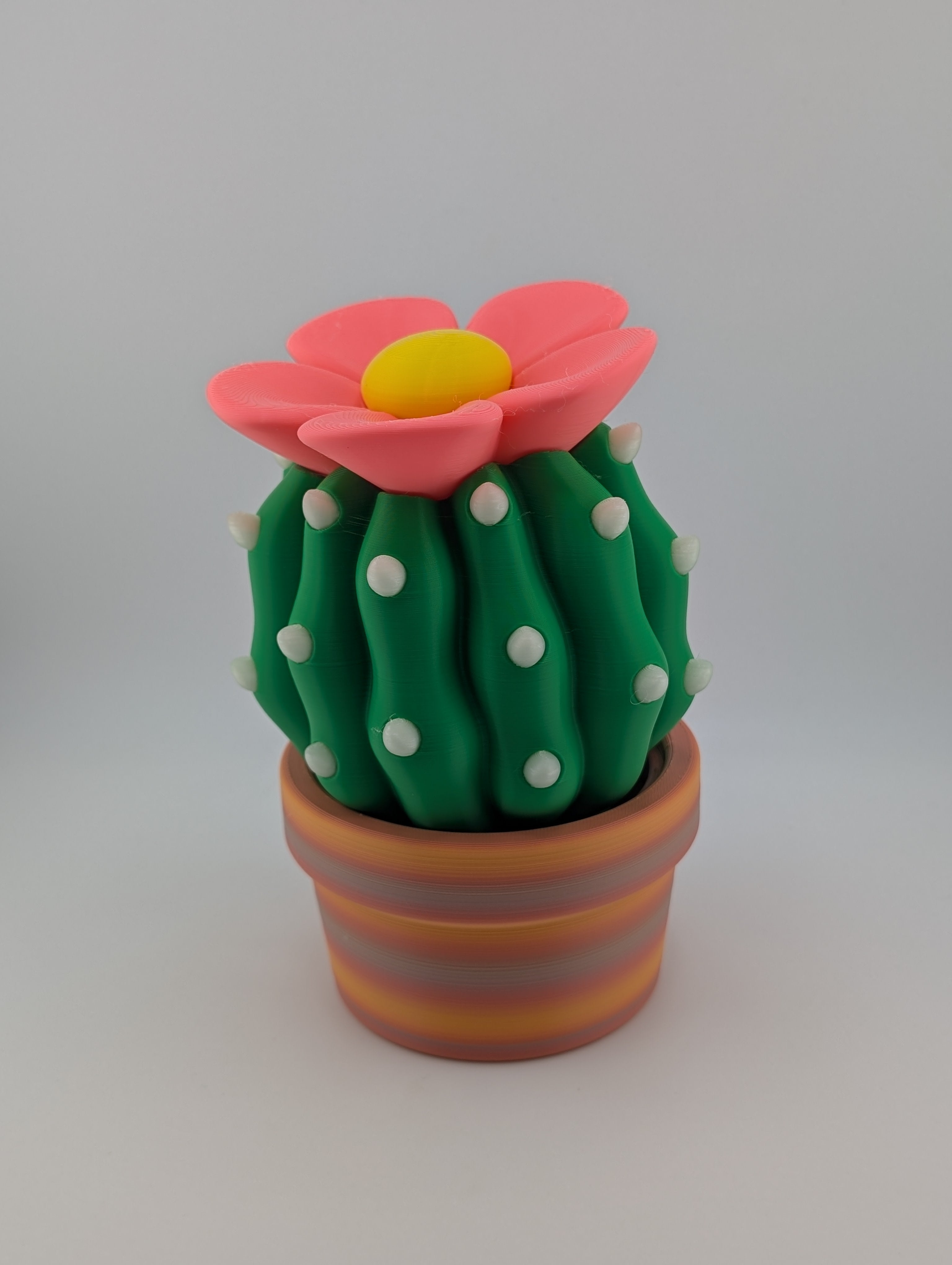 Bloblab Flower Cactus – Sandstone Pot Edition
