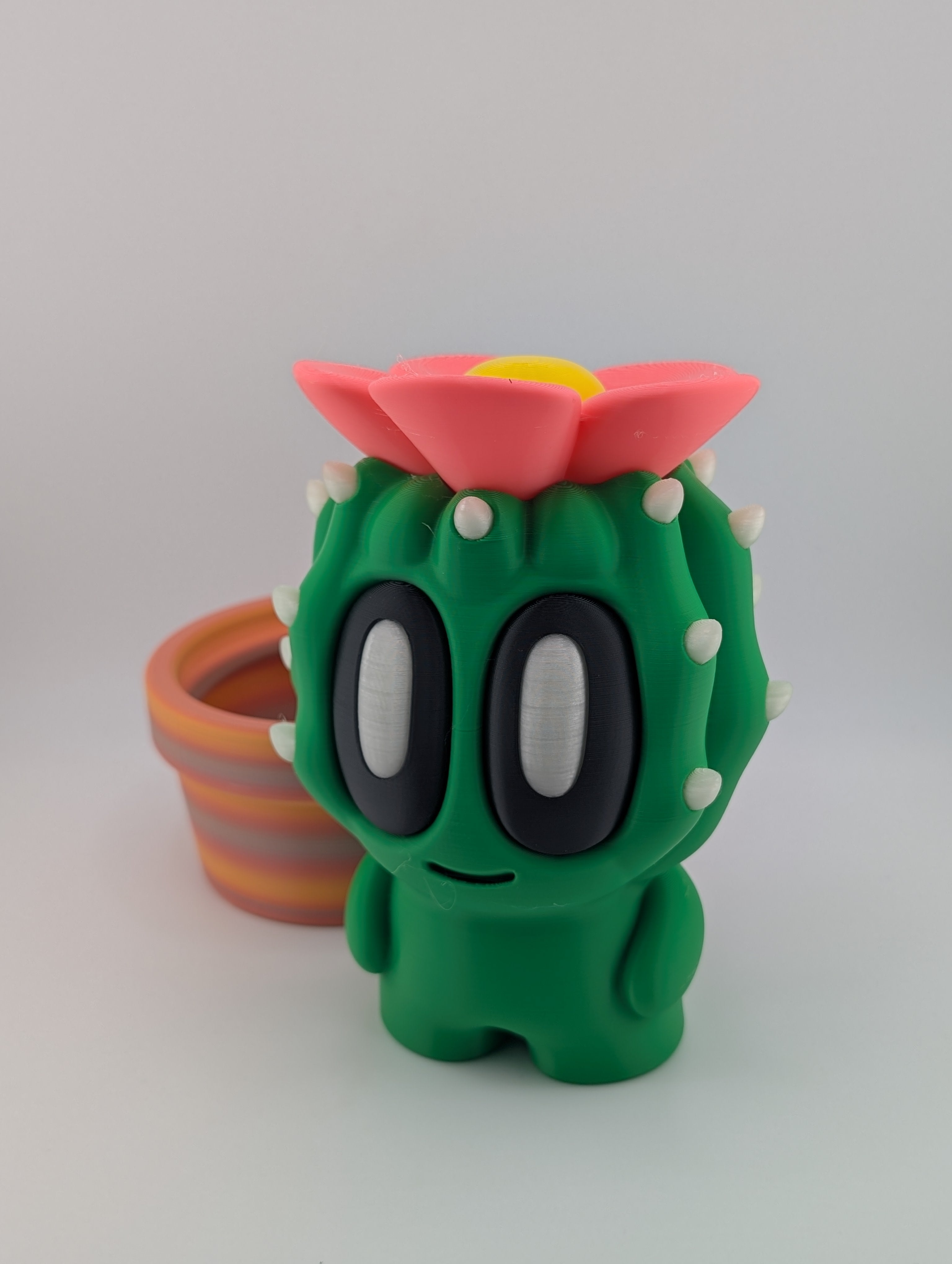 Bloblab Flower Cactus – Sandstone Pot Edition